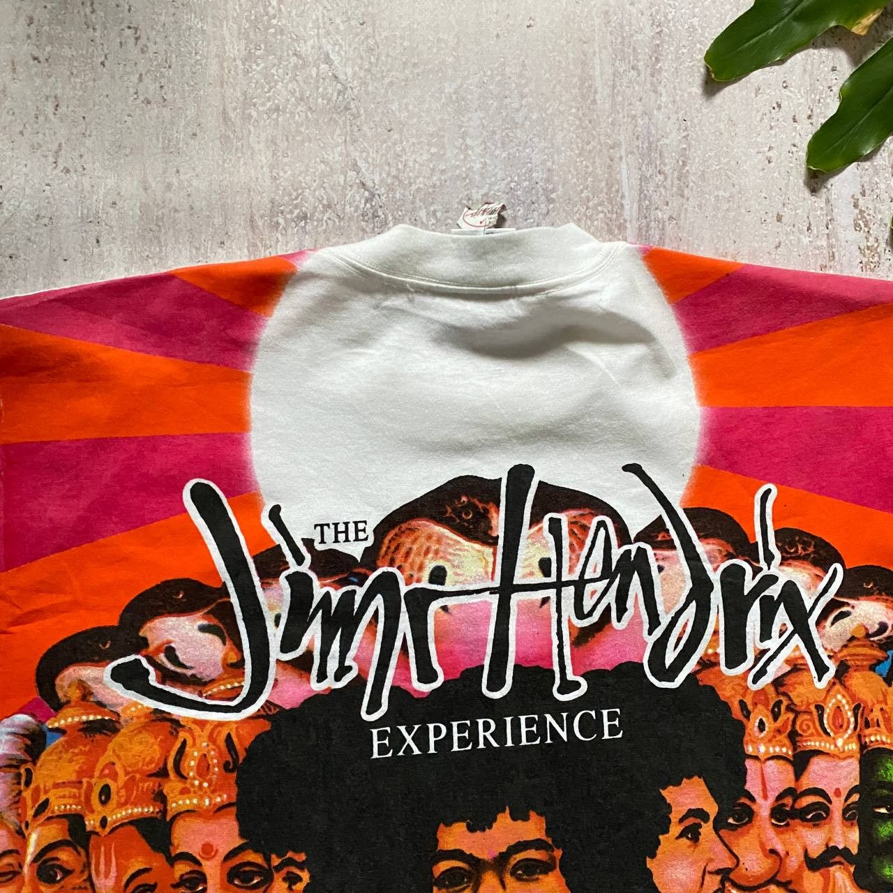 Band Tees VINTAGE 90S JIMI HENDRIX EXPERIENCE AXIS ALL OVER PRINT TEE Size US XL / EU 56 / 4 - 6 Thumbnail