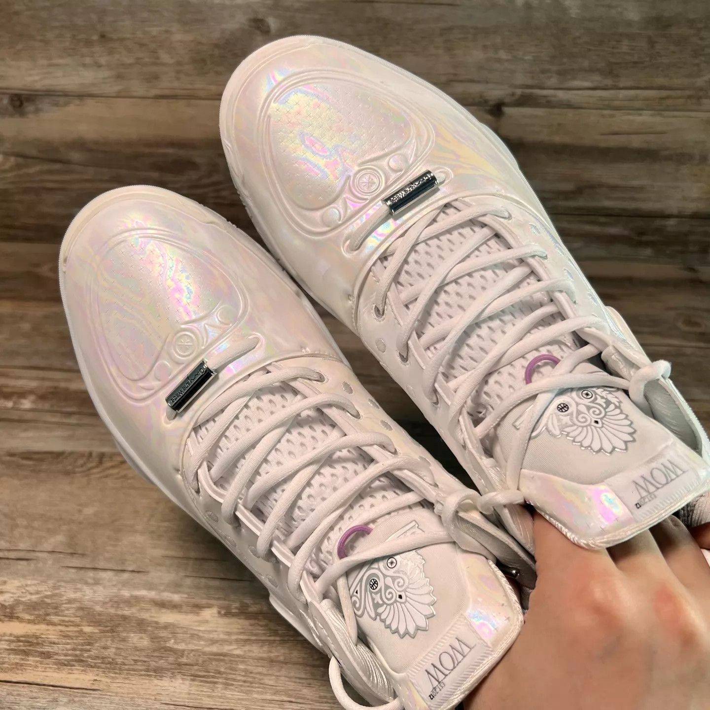 Li-Ning LI-NING Wow 12 Sculpture White 45 Size US 12 / EU 45 - 5 Thumbnail