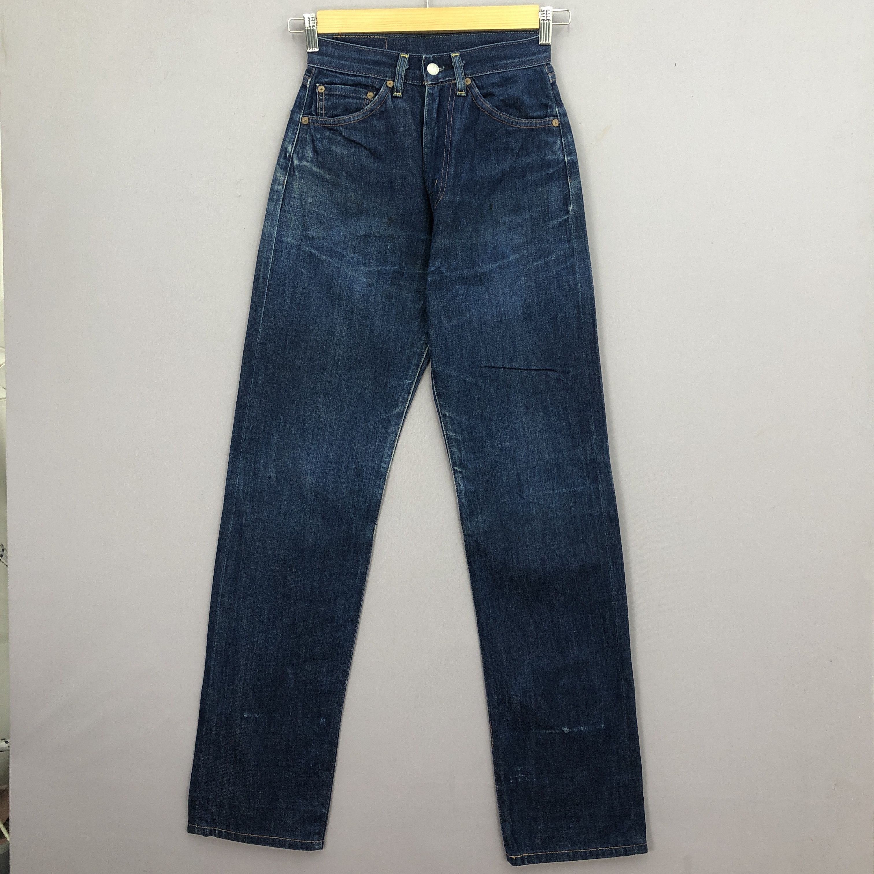 Levi's Vintage Levis 701 Selvedge Jeans Levi's Redline Denim Size 24" / US 00 / IT 34 - 1 Thumbnail