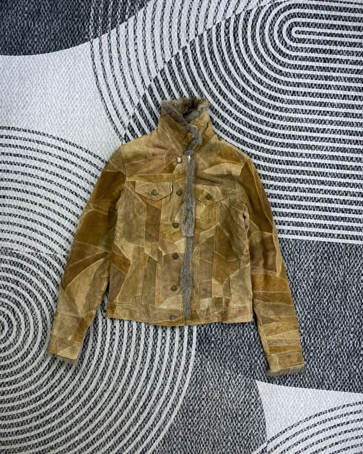 45rpm Vintage Indio Patchwork Leather Jacket Size US S / EU 44-46 / 1 - 5 Thumbnail