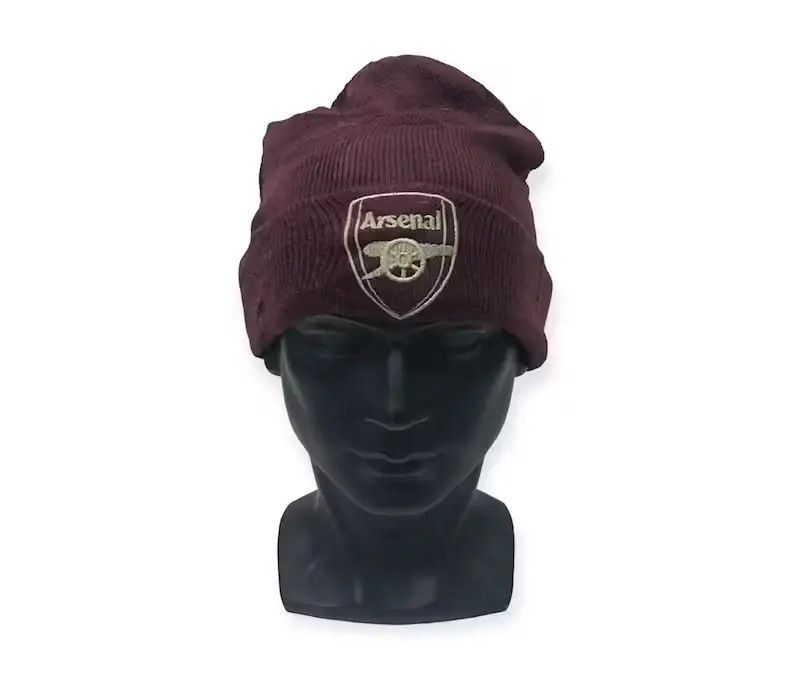 Vintage Arsenal Small Logo Beanie Hat Size ONE SIZE - 1 Thumbnail