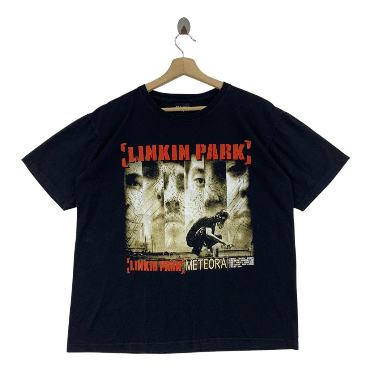 Band Tees × Japanese Brand Vintage LINKIN PARK Meteora Cover album printed band tees Size US L / EU 52-54 / 3 - 1 Thumbnail