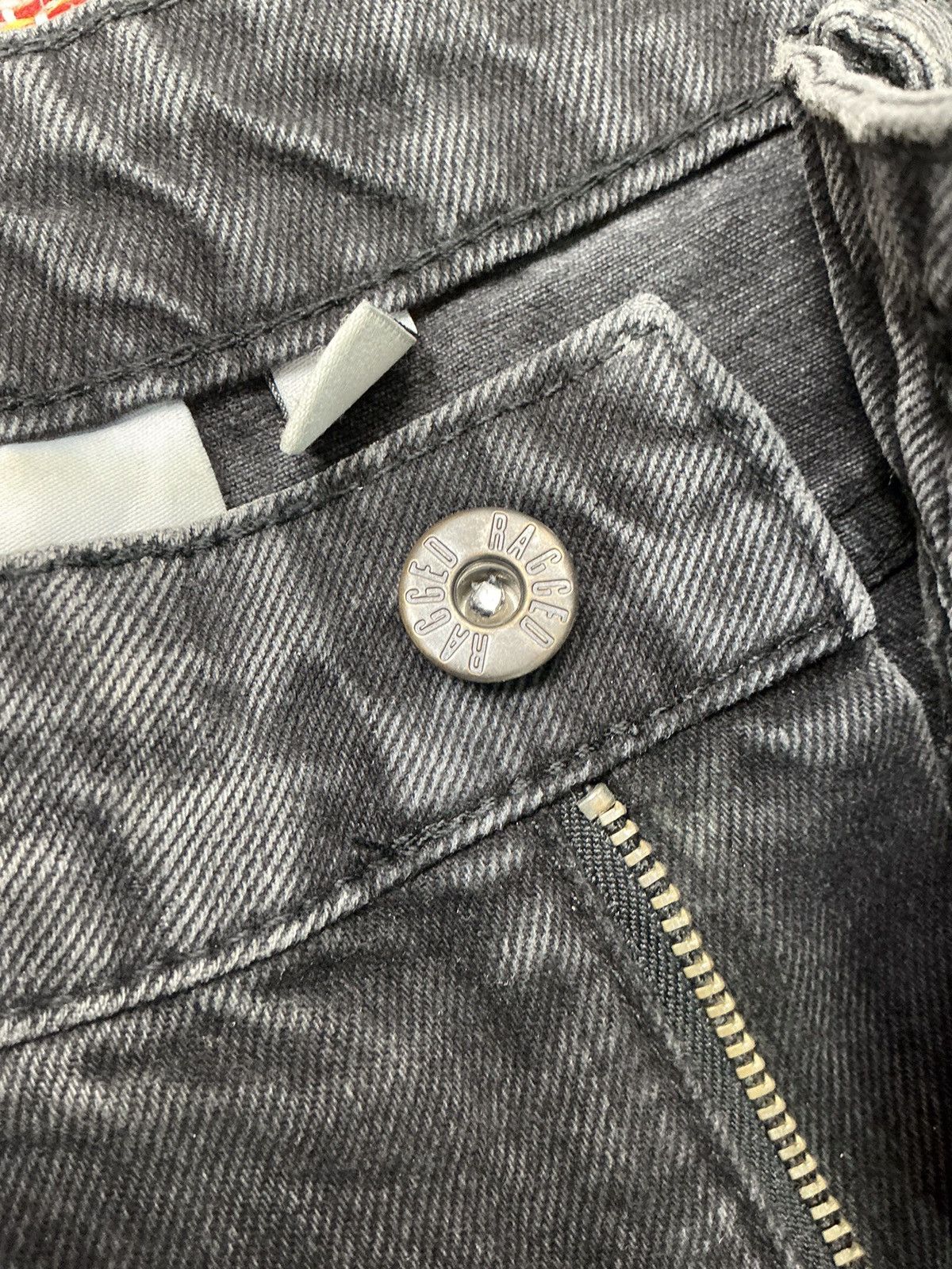 Other Vintage raggad big pocket zipper flared denim Size US 36 / EU 52 - 10 Thumbnail