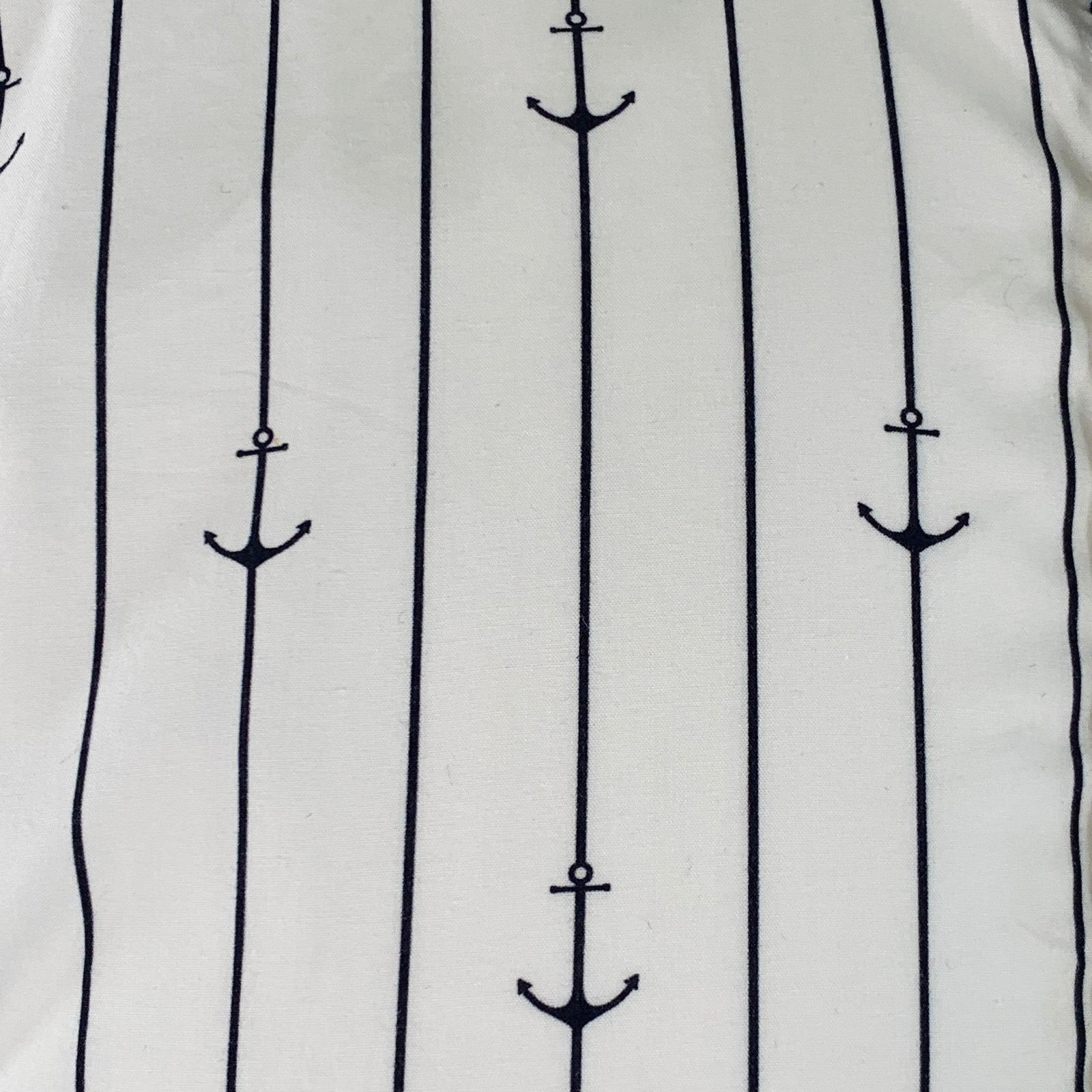 Thom Browne White Navy Nautical Pinstripe Cotton One Pocket Shirt Size US S / EU 44-46 / 1 - 2 Thumbnail