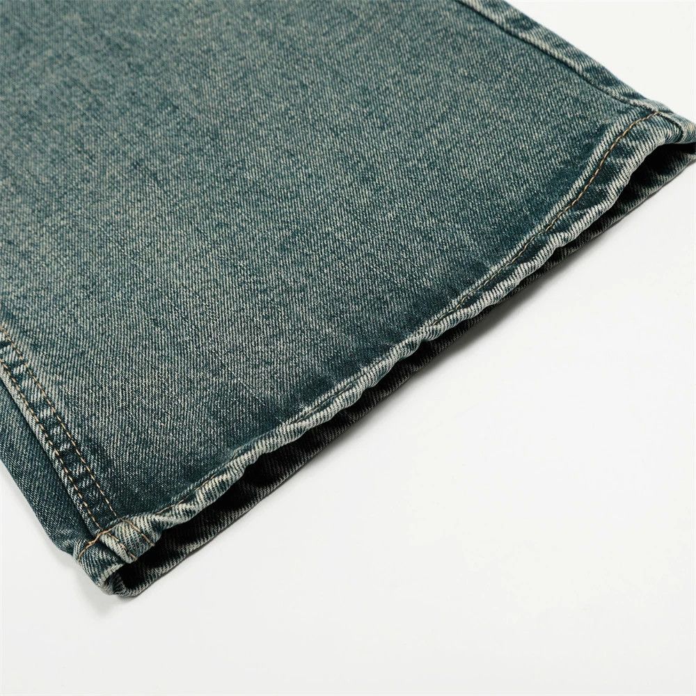 Vintage Men's retro punk washed casual distressed loose jeans Size US 34 / EU 50 - 6 Thumbnail