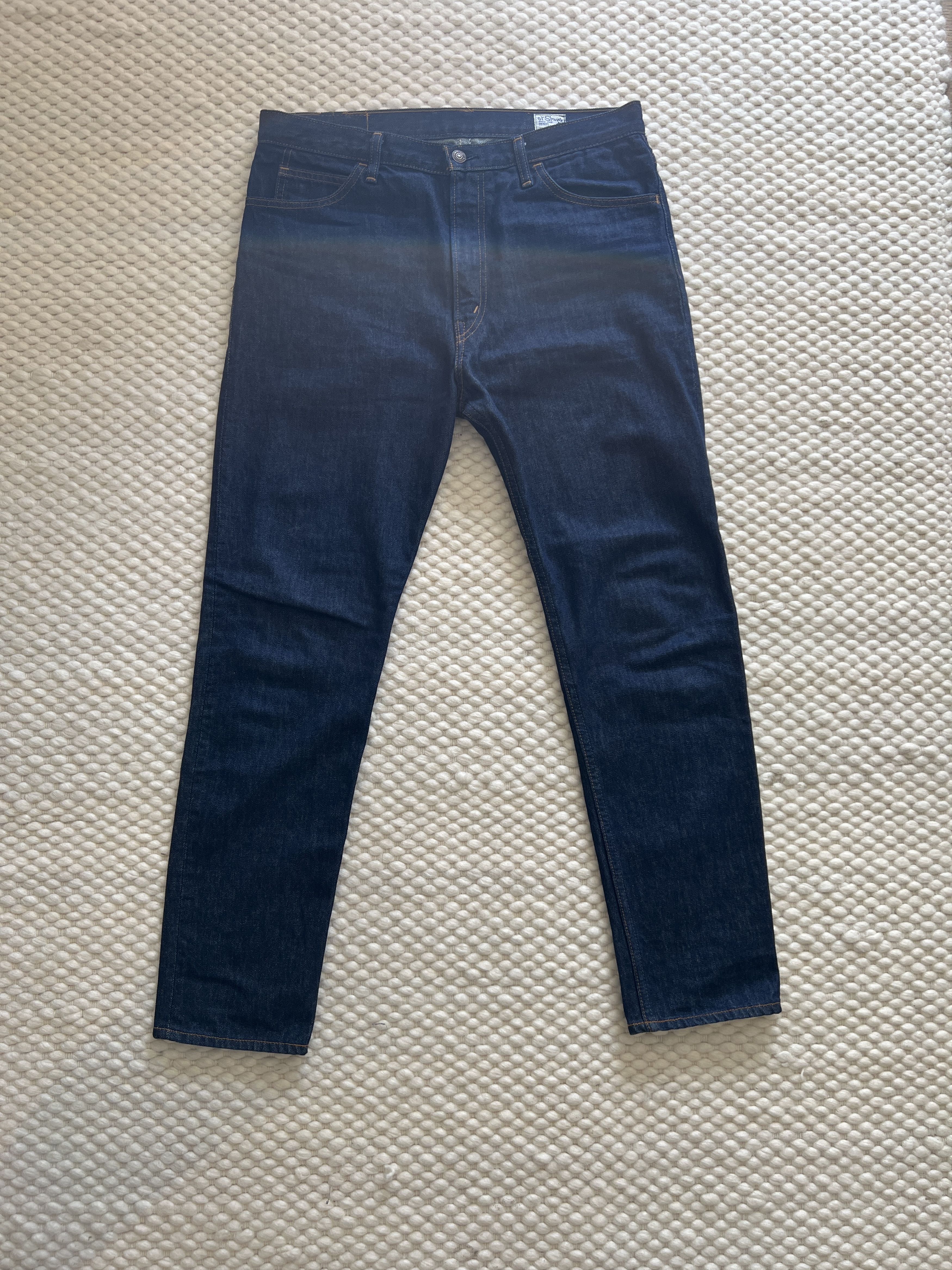 image of Orslow 307 One Wash in Dark Blue, Men's (Size 34)