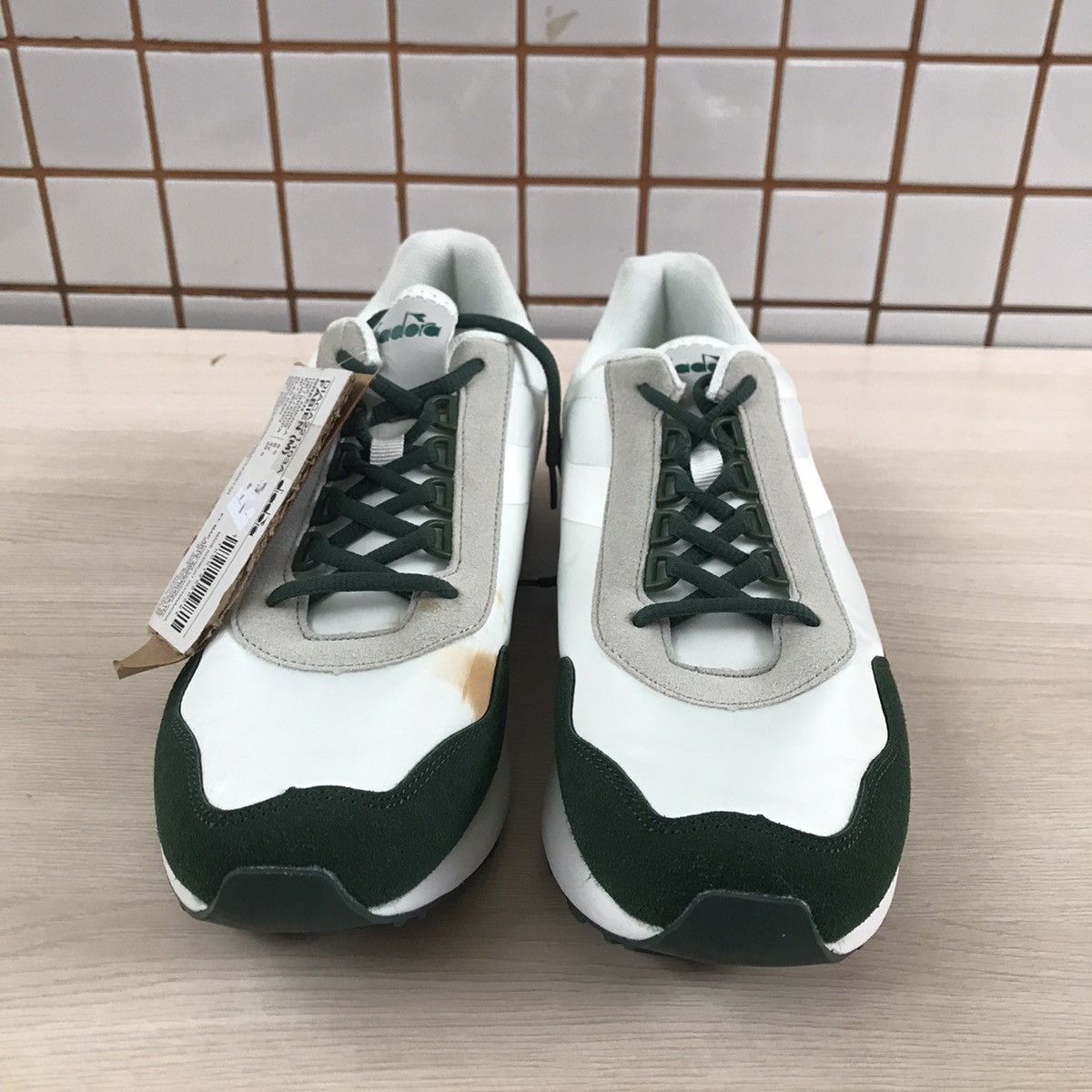 Diadora Diadora Fabien Casual Trainner Shoes Green Suede nylon new Size US 8 / EU 41 - 17 Thumbnail