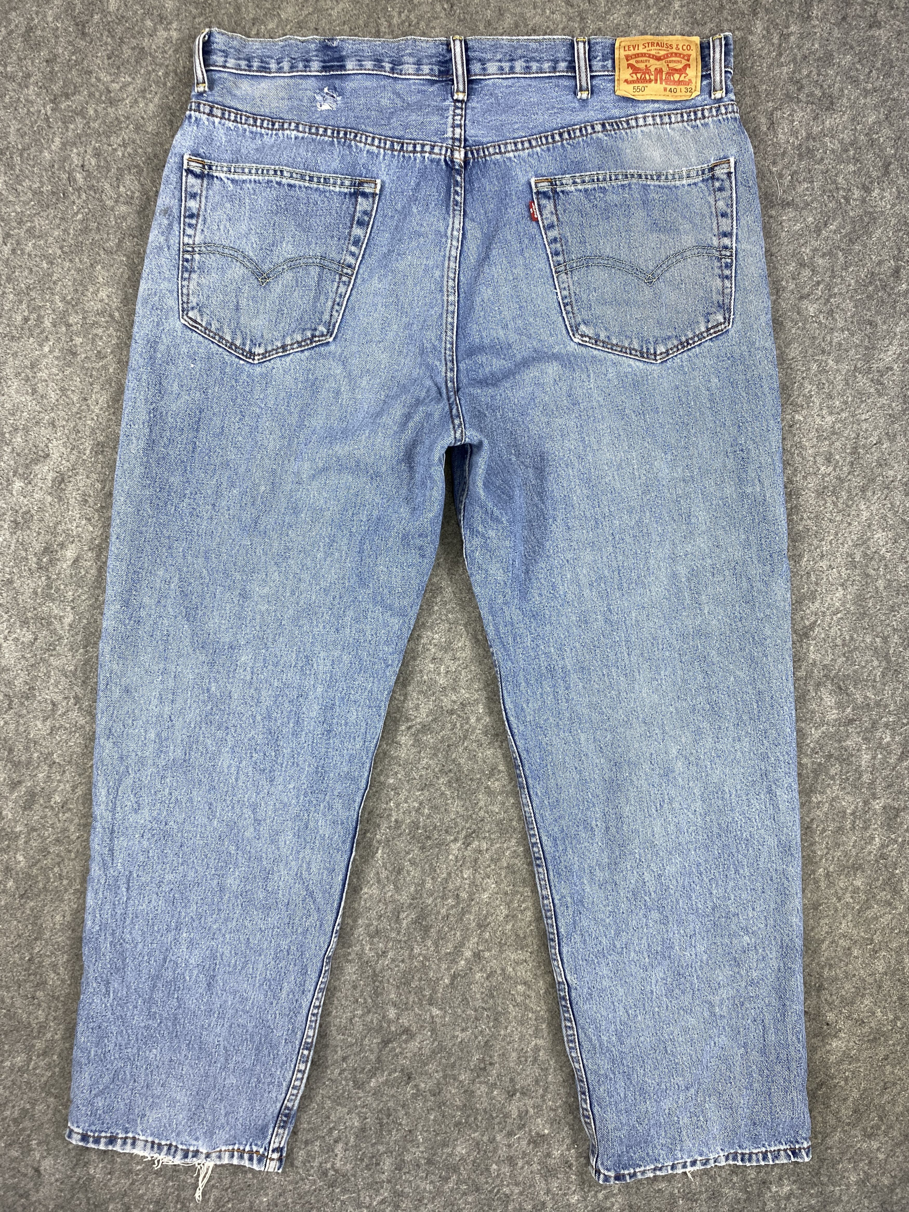 Levi's Blue Vintage Levi's 550 Jeans 40x30.5 Denim -SJ005 Size US 40 / EU 56 - 2 Thumbnail