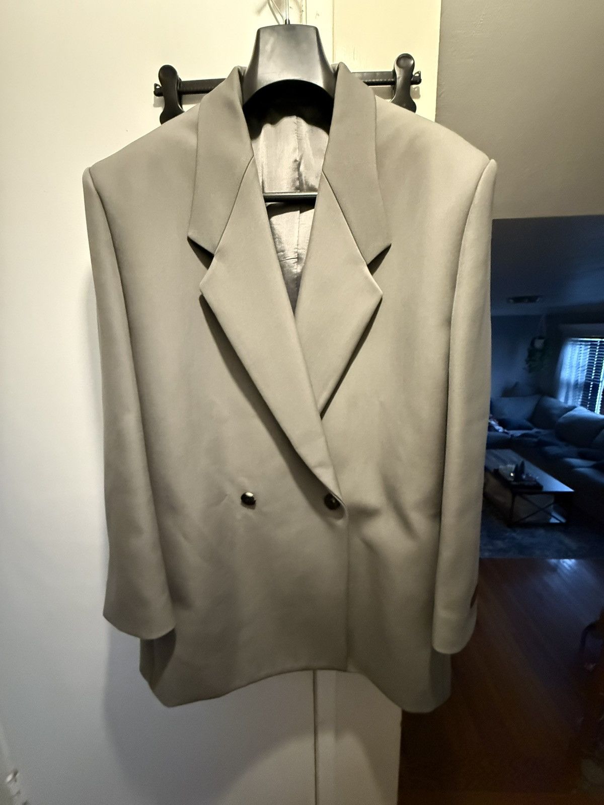 Fear of God Eternal Twill California Blazer Dusty Concrete Size 48L - 2 Thumbnail