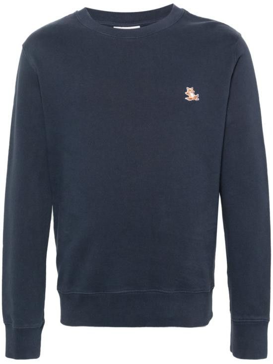Maison Kitsune MAISON KITSUNE Men Hoodies LM00303 KM0001P476 Blue Size US XL / EU 56 / 4 - 1 Thumbnail