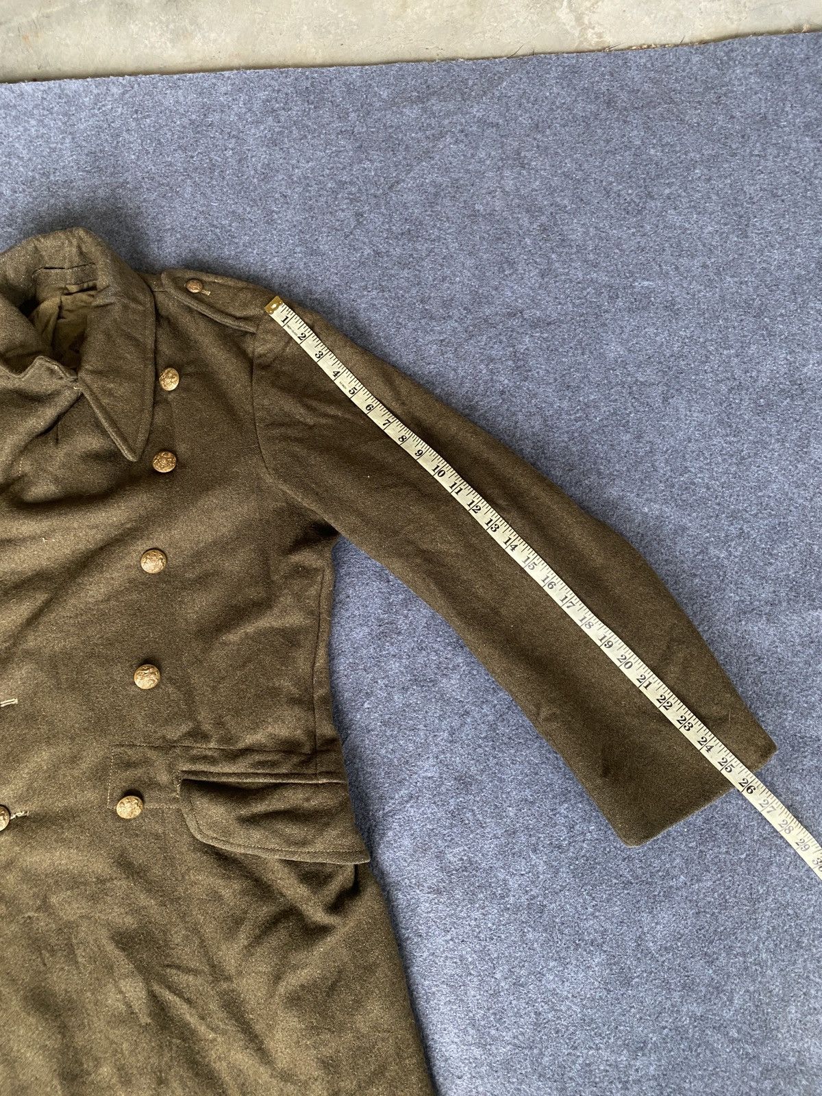 Vintage Vintage 50s army greatcoat dismounted Size US M / EU 48-50 / 2 - 11 Thumbnail