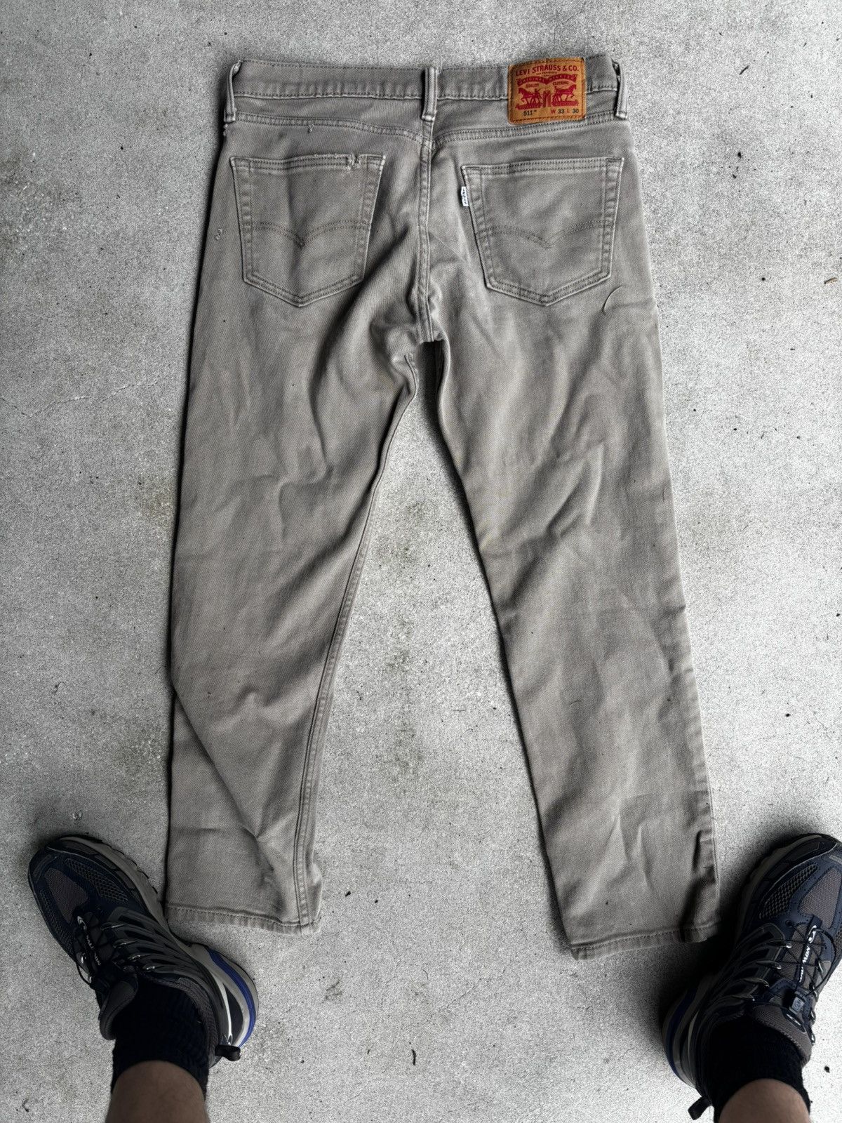 Levi's × Levi's Vintage Clothing LEVIS 511 Grey Denim Size US 33 - 2 Thumbnail