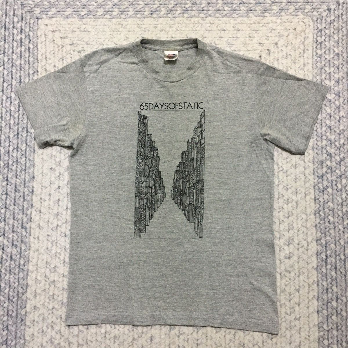 Band Tees Distressed 65 Days of Static Band Tshirt Size US S / EU 44-46 / 1 - 1 Thumbnail