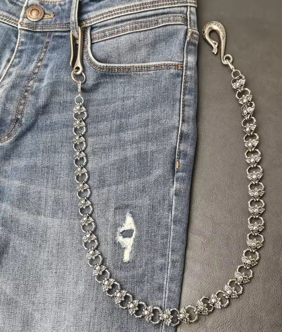 Japanese Brand punk Skeleton Pants Chain Size ONE SIZE - 3 Thumbnail
