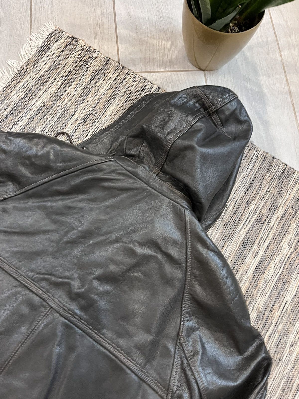 Vintage Vintage Avantgarde Leather Jacket 80s rare retro Size US L / EU 52-54 / 3 - 15 Thumbnail
