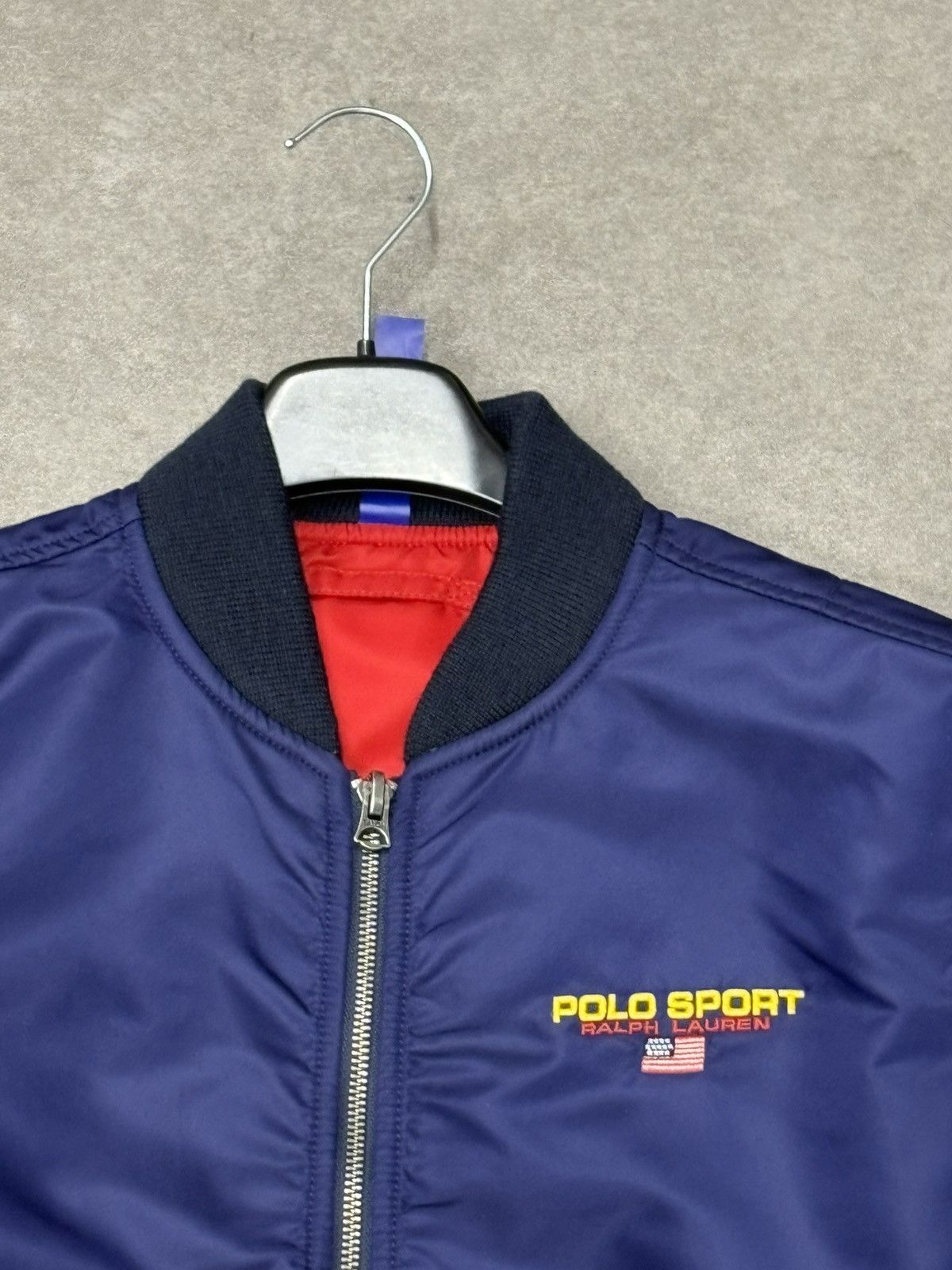 Polo Ralph Lauren Reversible Bomber Ralph Lauren Polo Sport Women S Navy Red Size S / US 4 / IT 40 - 3 Thumbnail