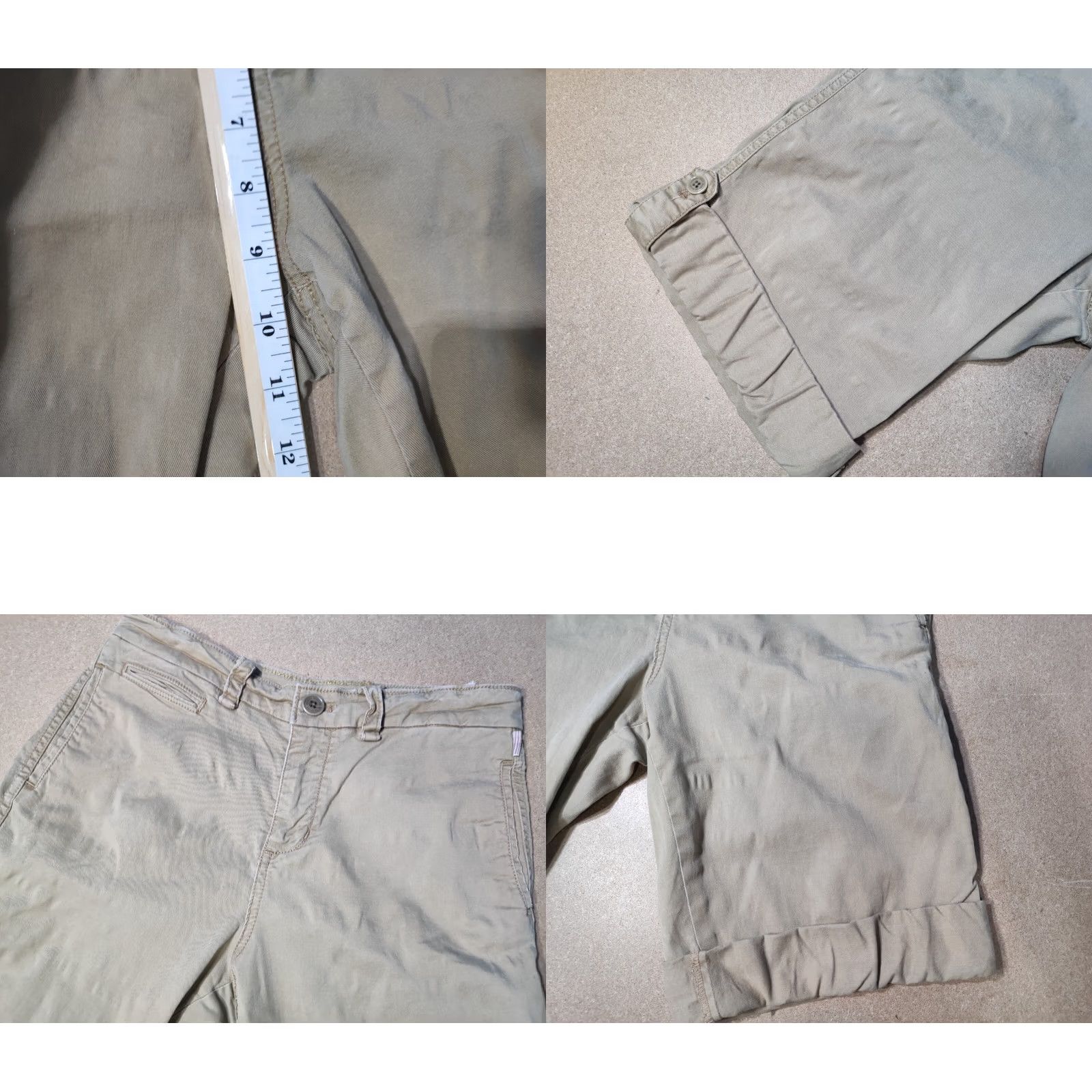 Polo Ralph Lauren Polo Ralph Lauren Vintage Chinos Womens Size 24 W24 Shorts Beige Pants Cuffed Size 42" / US 20 - 9 Thumbnail