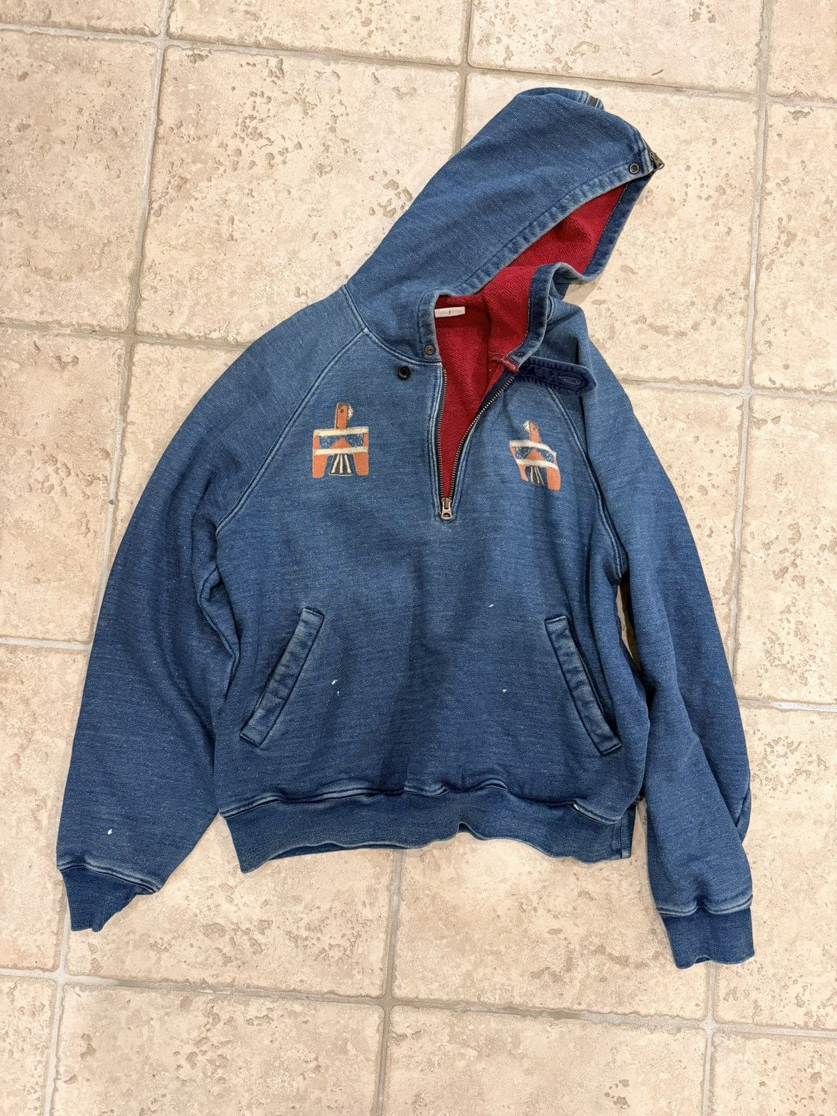 Kapital Kaptial trompe l'oeil hoodie Size US S / EU 44-46 / 1 - 1 Thumbnail