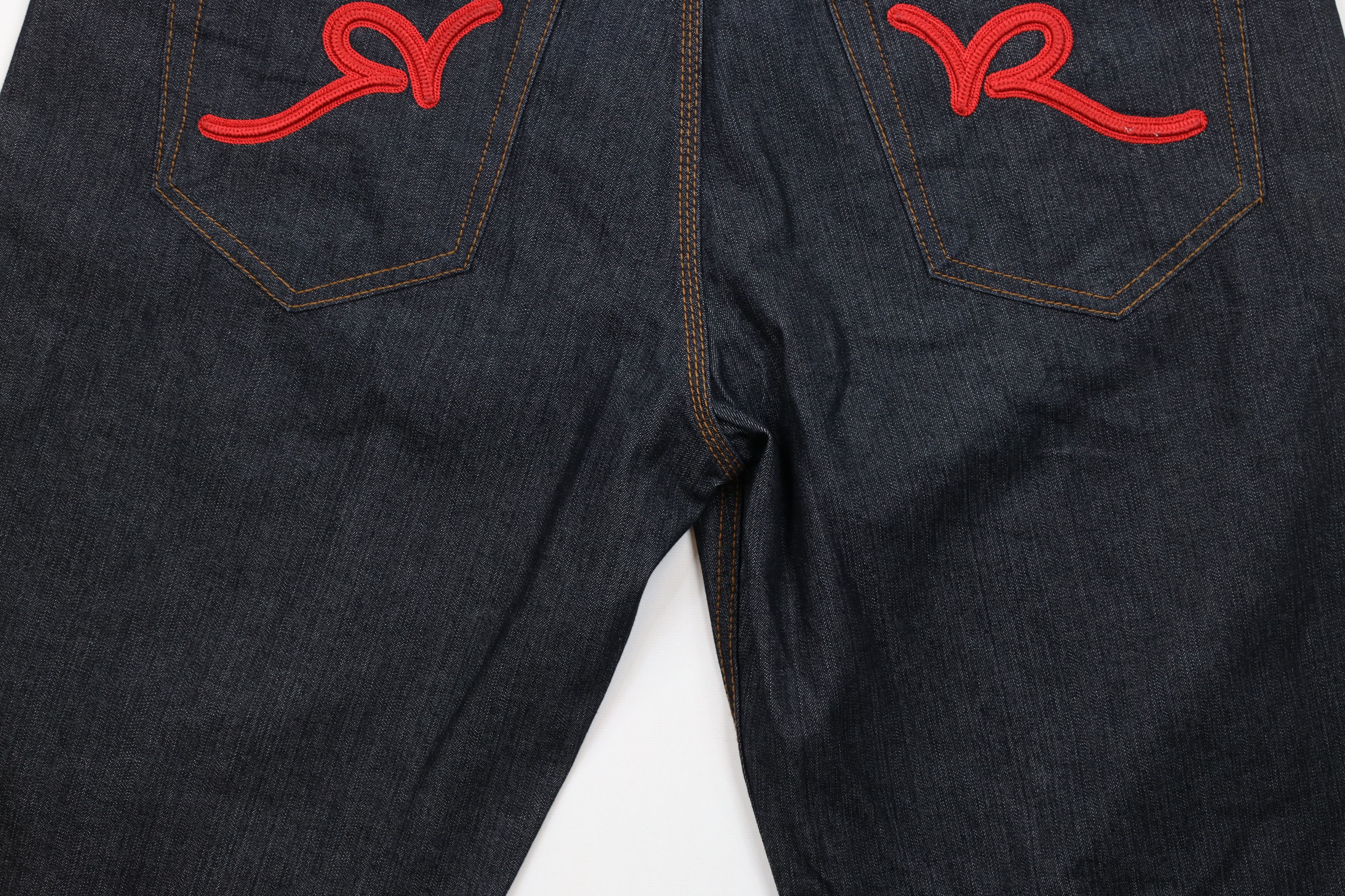Rocawear × Vintage Vintage 90s Y2K Rocawear Fit Denim Jean Shorts Jorts Black Size US 36 / EU 52 - 10 Thumbnail