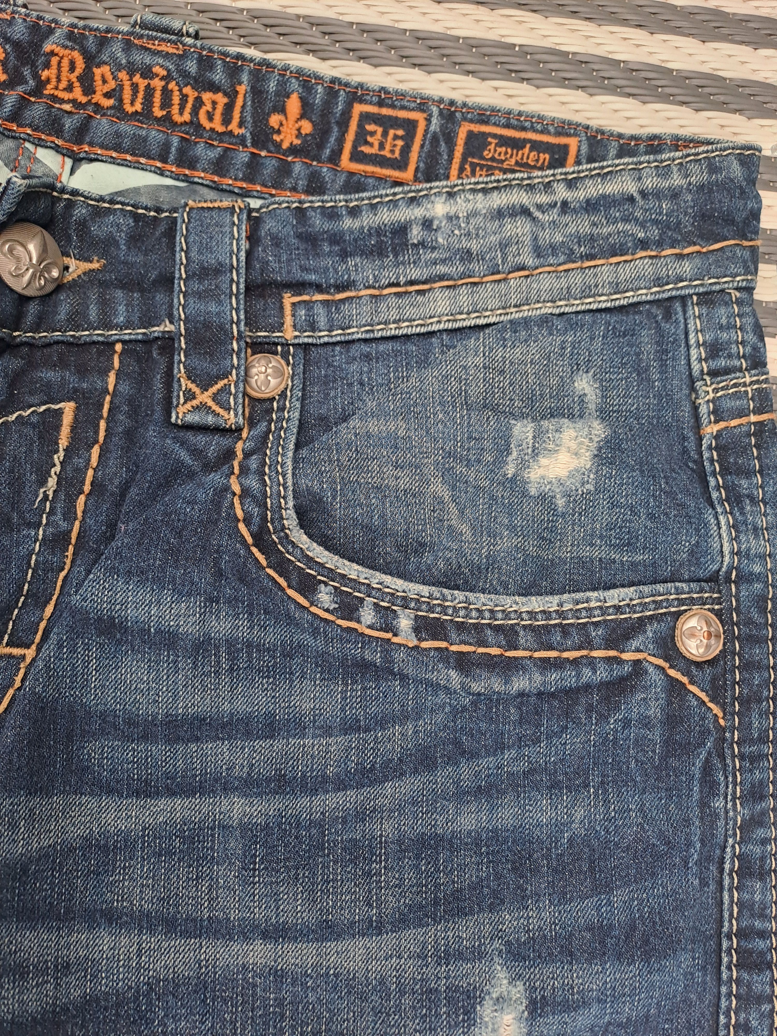 Rock Revival Vintage mens Rock Revival Jayden jeans '36' size Size US 36 / EU 52 - 2 Thumbnail