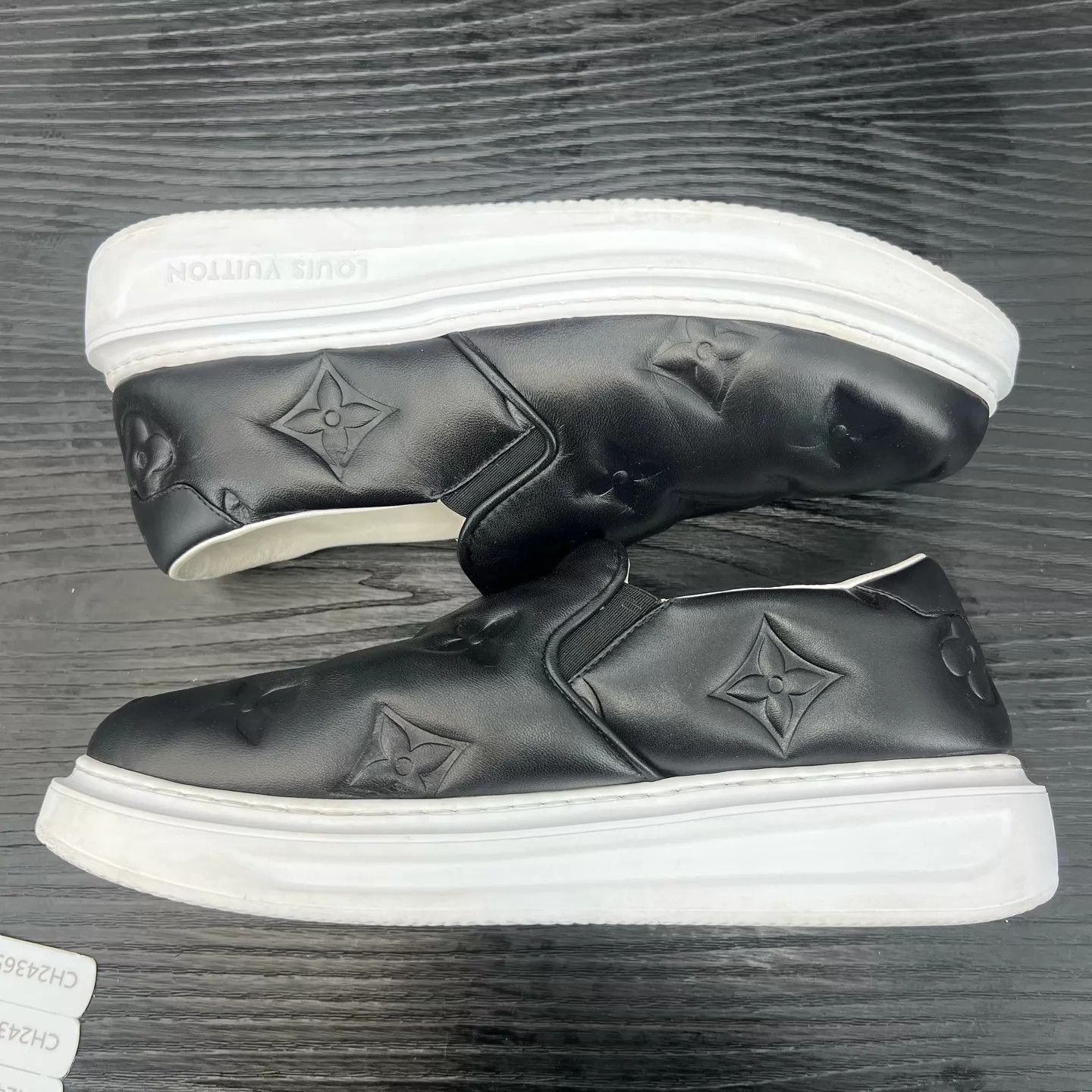 Louis Vuitton LV Beverly Hills black/white 40.5/6.5 Mint Size US 7.5 / EU 40-41 - 3 Thumbnail