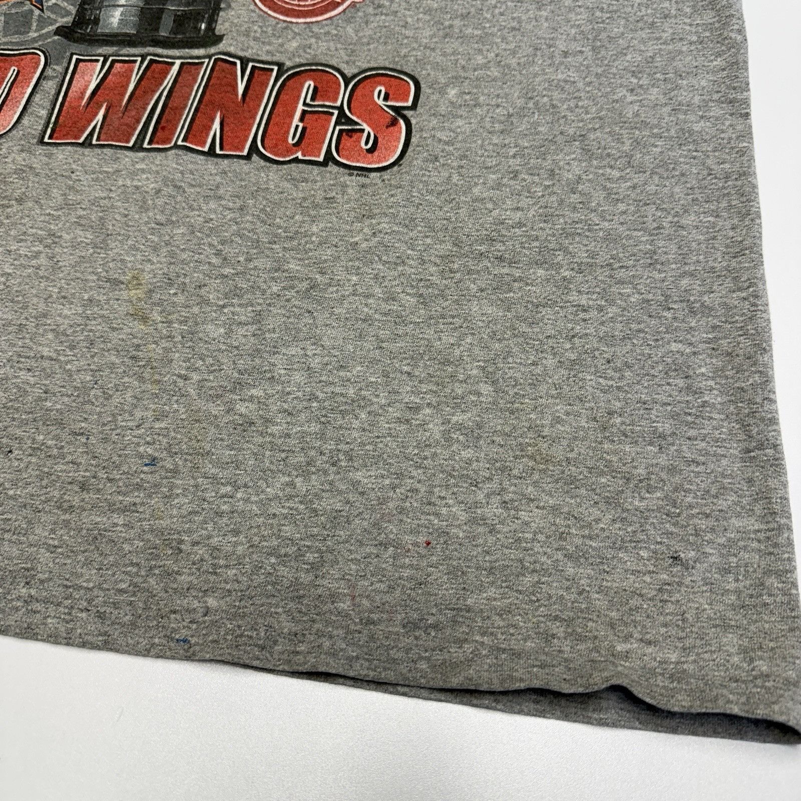 NHL Vintage Detroit Red Wings 2002 NHL Stanley Cup Champions Size US XL / EU 56 / 4 - 9 Thumbnail