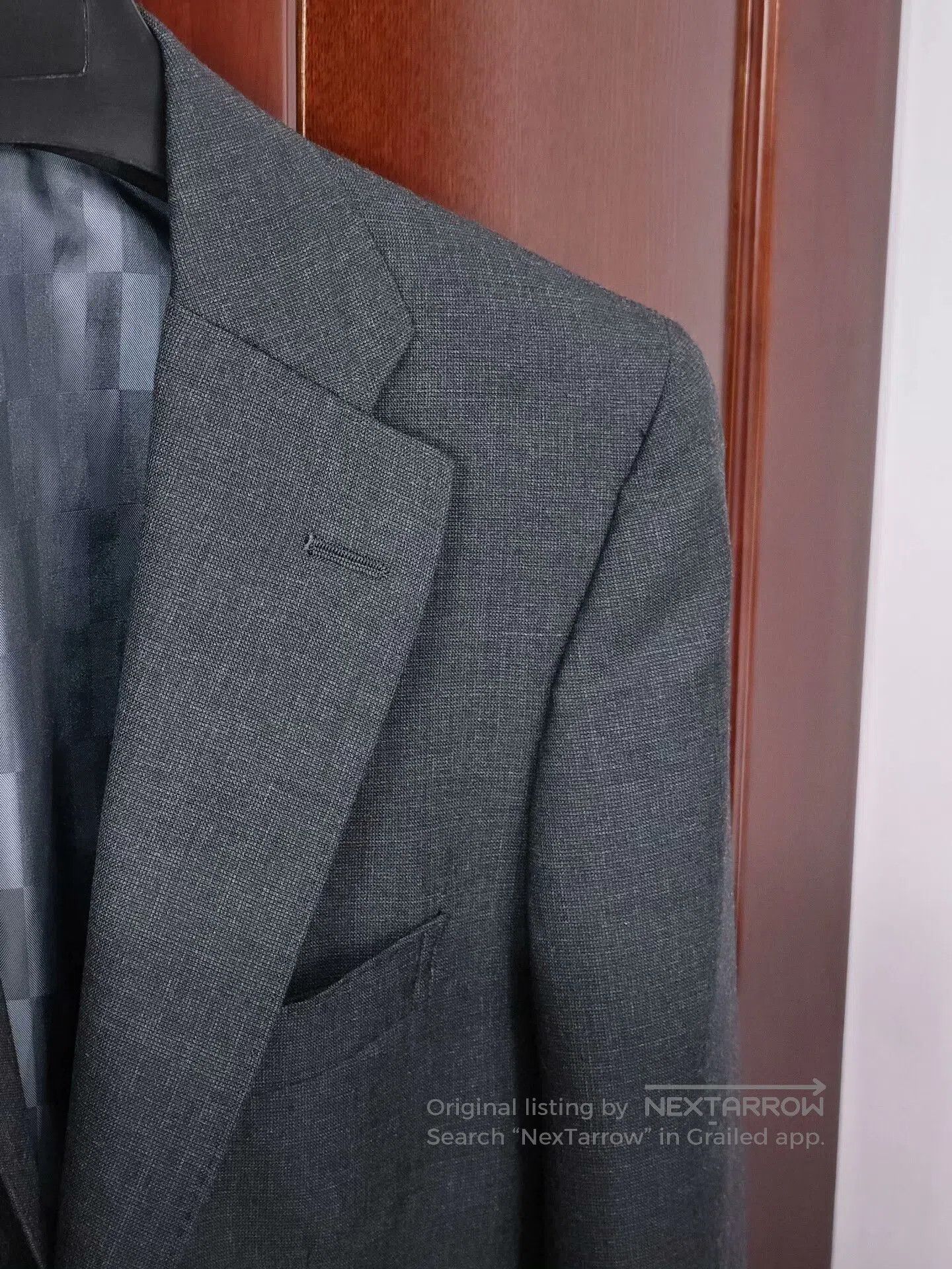Holland & Sherry Holland Sherry Gray Wool Blazer. Size US S / EU 44-46 / 1 - 2 Thumbnail