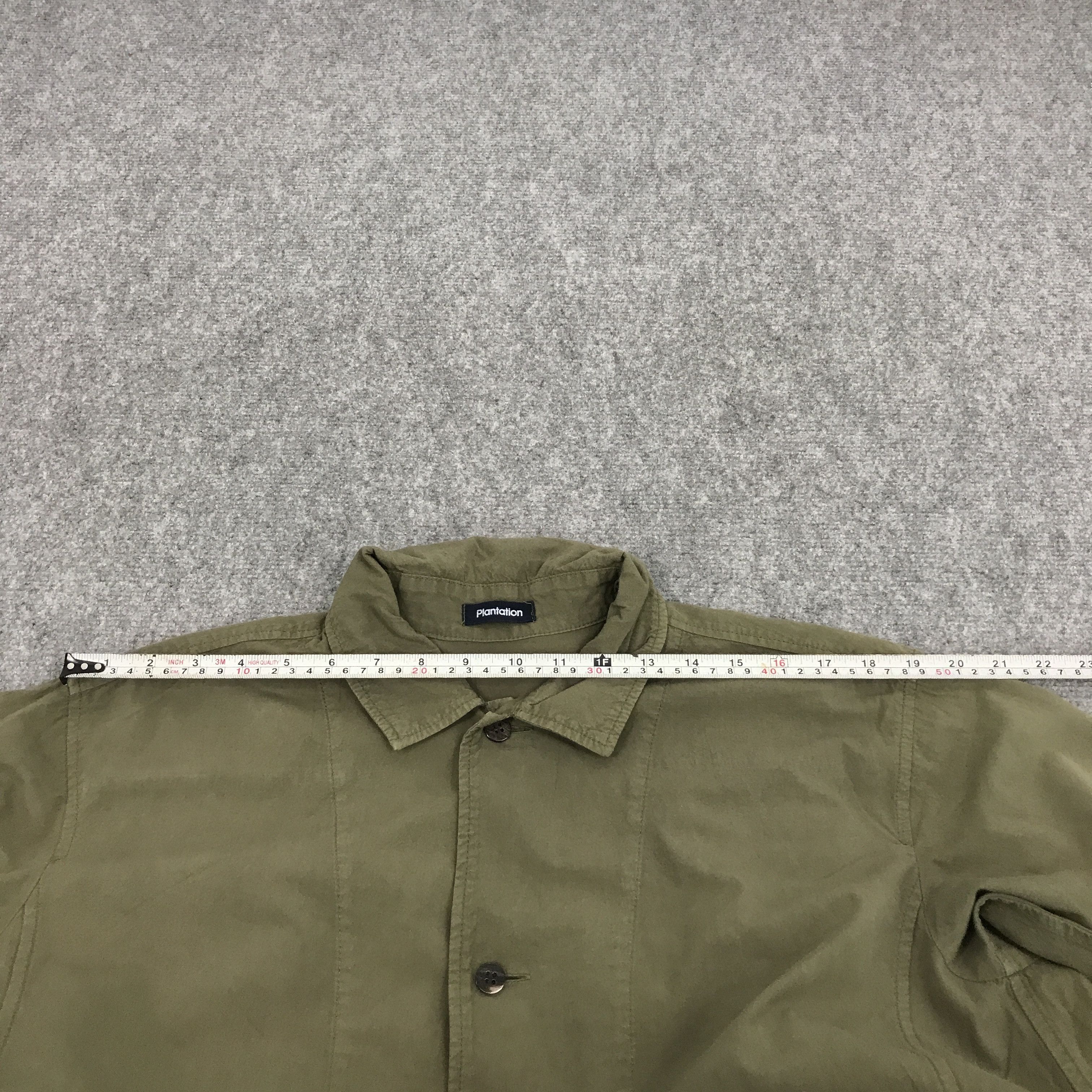 Issey Miyake × Japanese Brand PLANTATION BY ISSEY MIYAKE OVERSIZE GREEN BUTTON JACKET Size US M / EU 48-50 / 2 - 10 Thumbnail