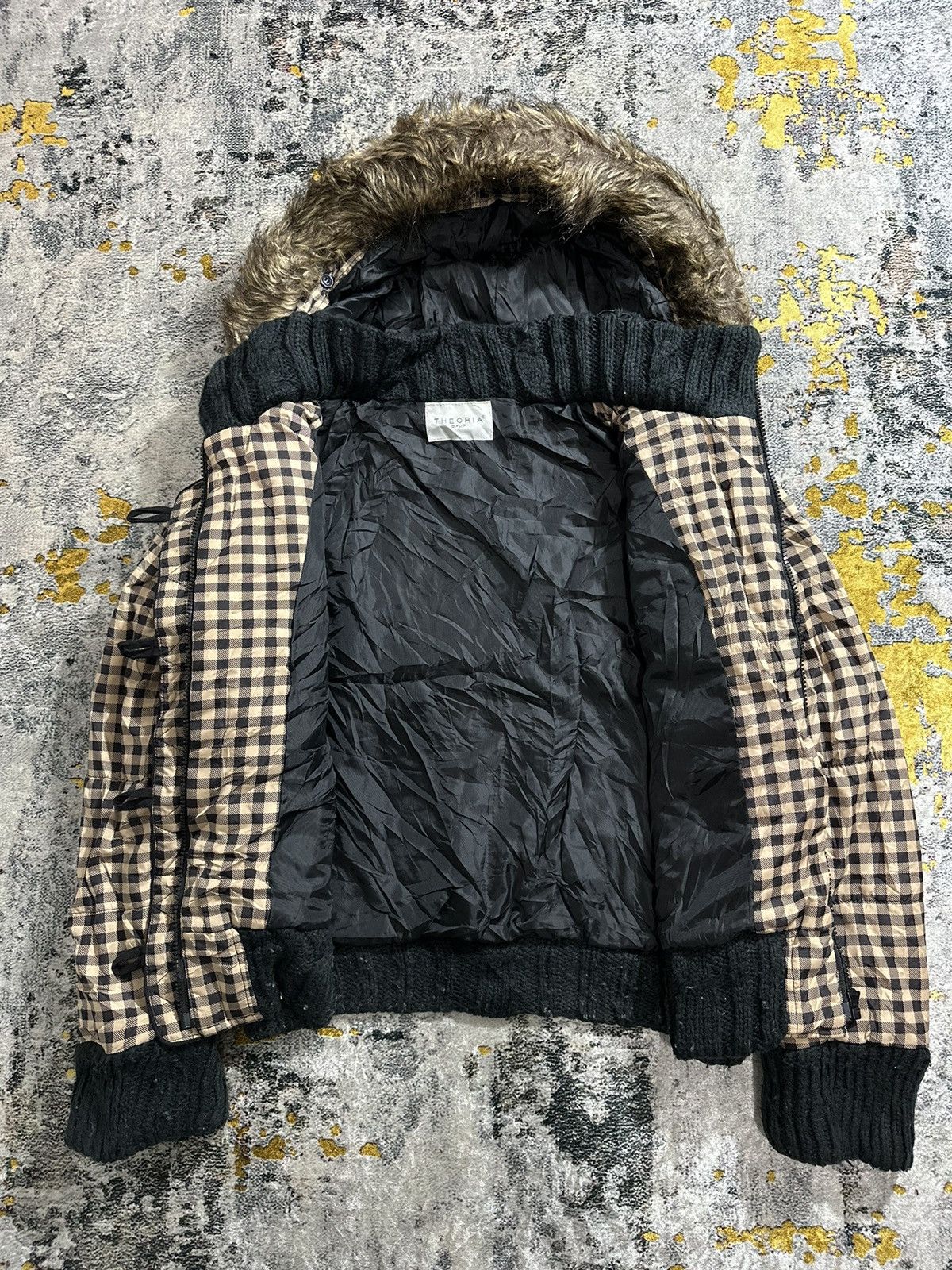 If Six Was Nine THEORIA FUR TARTAN JACKET IF SIX WAS NINE LGB STYLE Size US M / EU 48-50 / 2 - 2 Thumbnail
