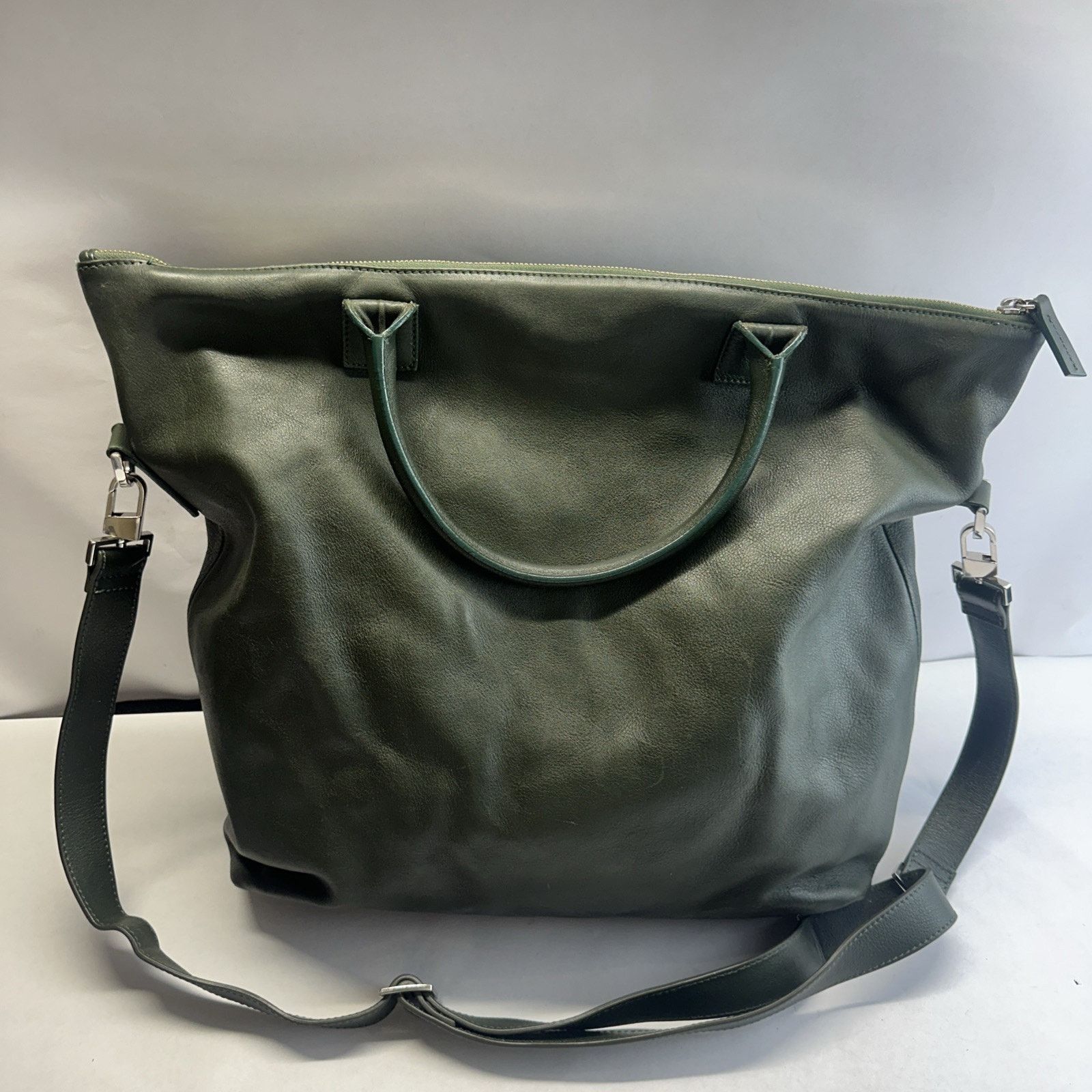 WANT Les Essentiels WANT Les Essentiels O’Hare Large Leather Tote Bag - Green Size ONE SIZE - 15 Thumbnail