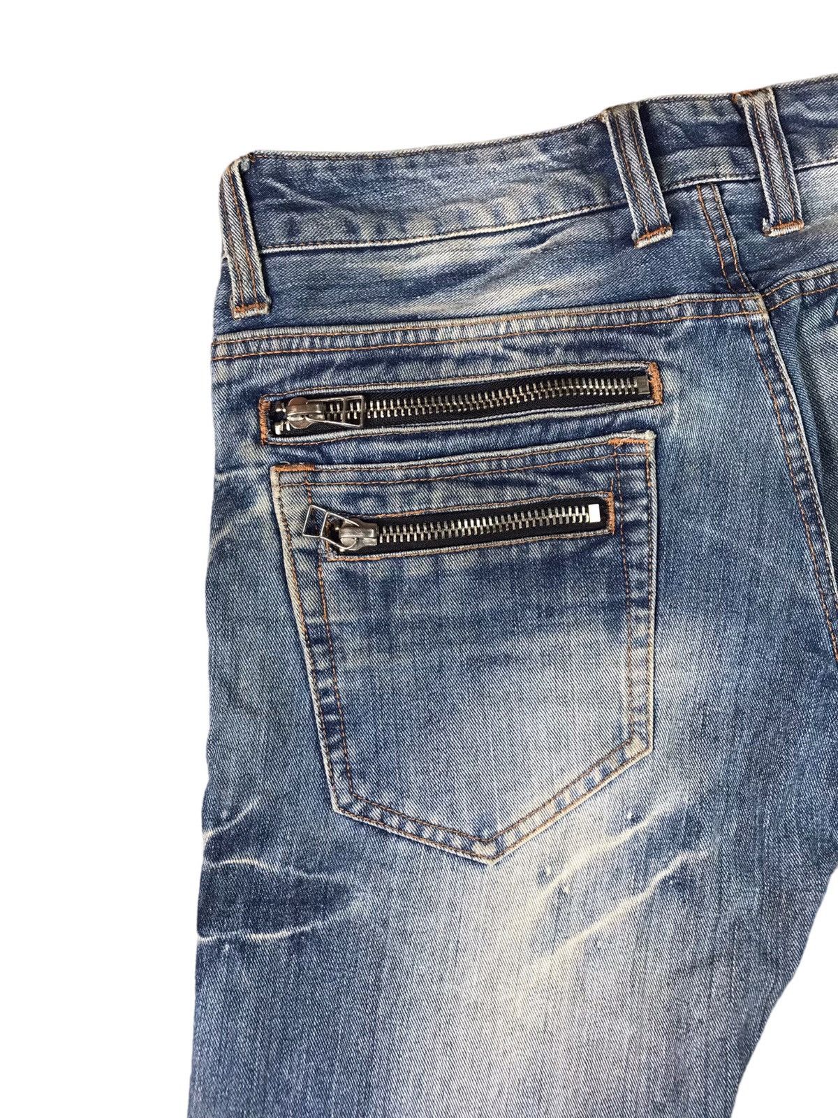 Japanese Brand AUTHENTIC ROOT THREE STYLE BIKERS JEANS Size US 35 - 10 Thumbnail