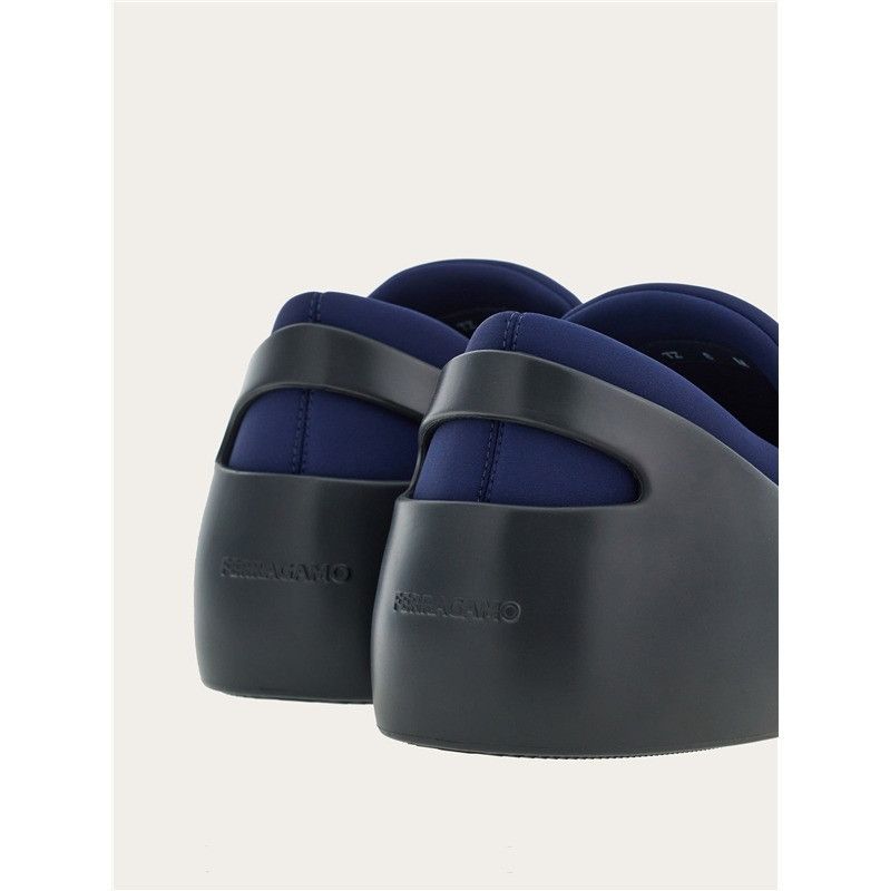 Salvatore Ferragamo o1s1rm0924 Lunar Low-Top Sneakers in Blue/Black Size US 10 / EU 43 - 4 Thumbnail