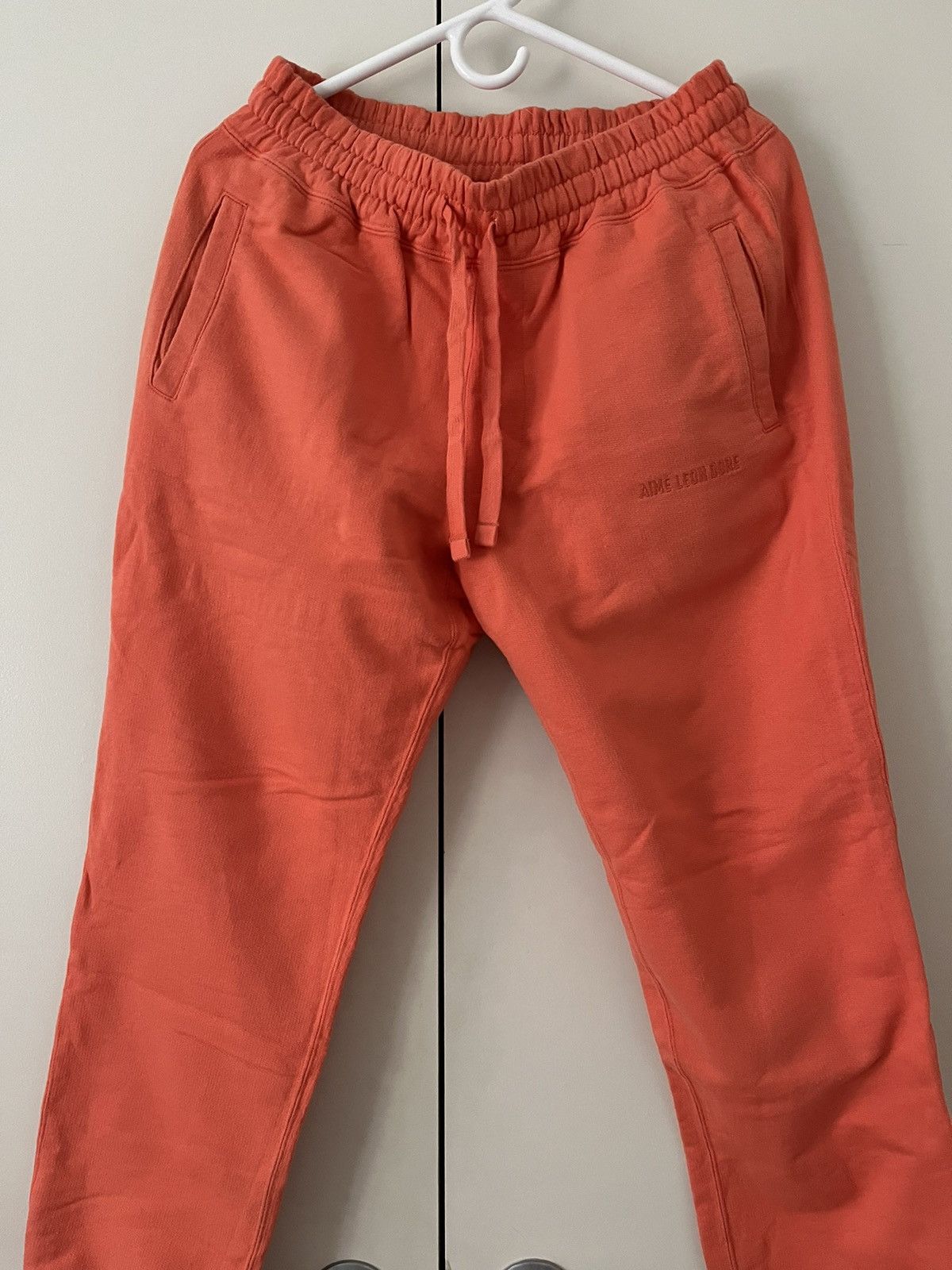 Aime Leon Dore Sz Medium ALD Orange brushed hoodie sweatpants set Size US M / EU 48-50 / 2 - 5 Thumbnail