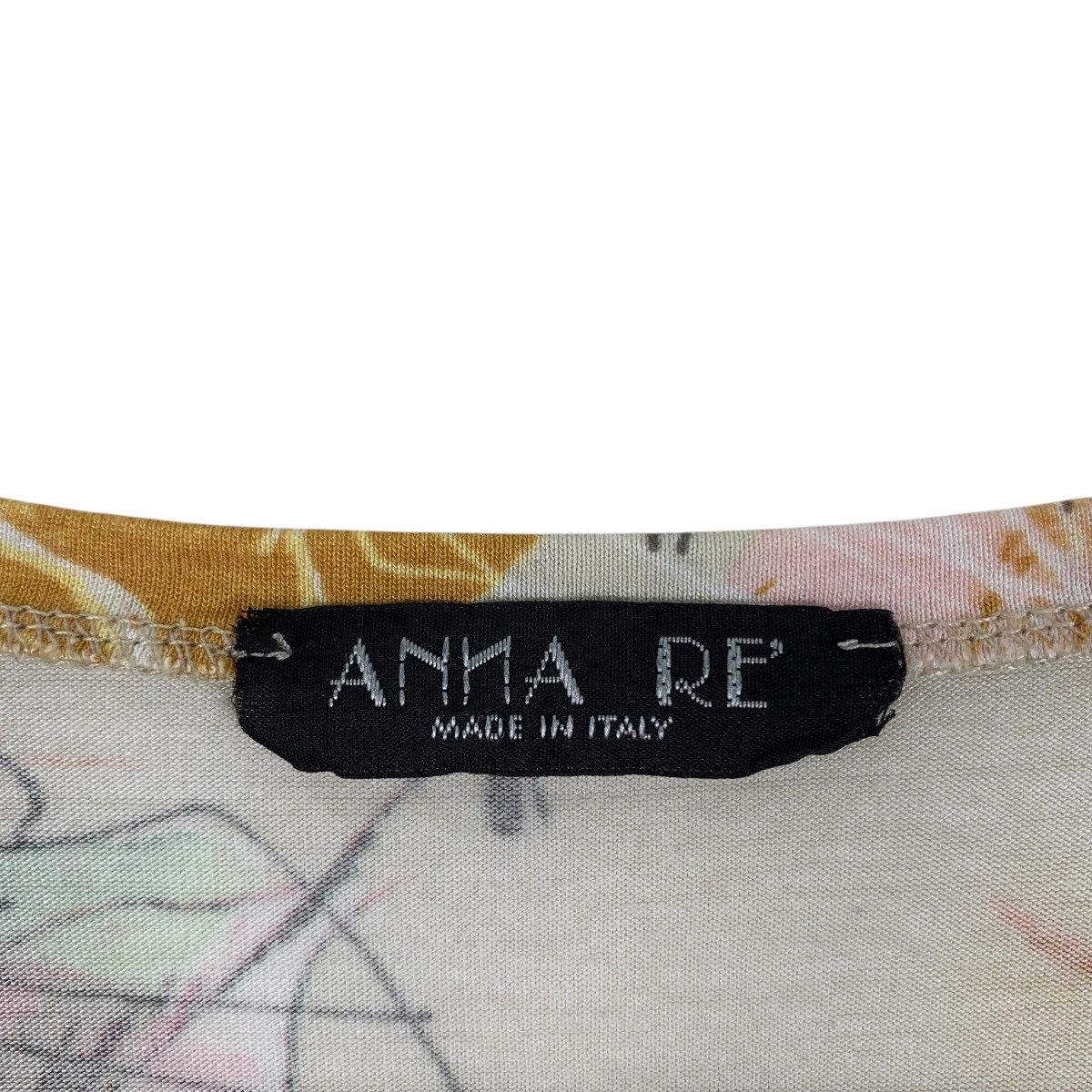Vintage Vintage ANNA RE ITALY Overprint Leaf Art Abstract Tshirt Size M / US 6-8 / IT 42-44 - 4 Thumbnail