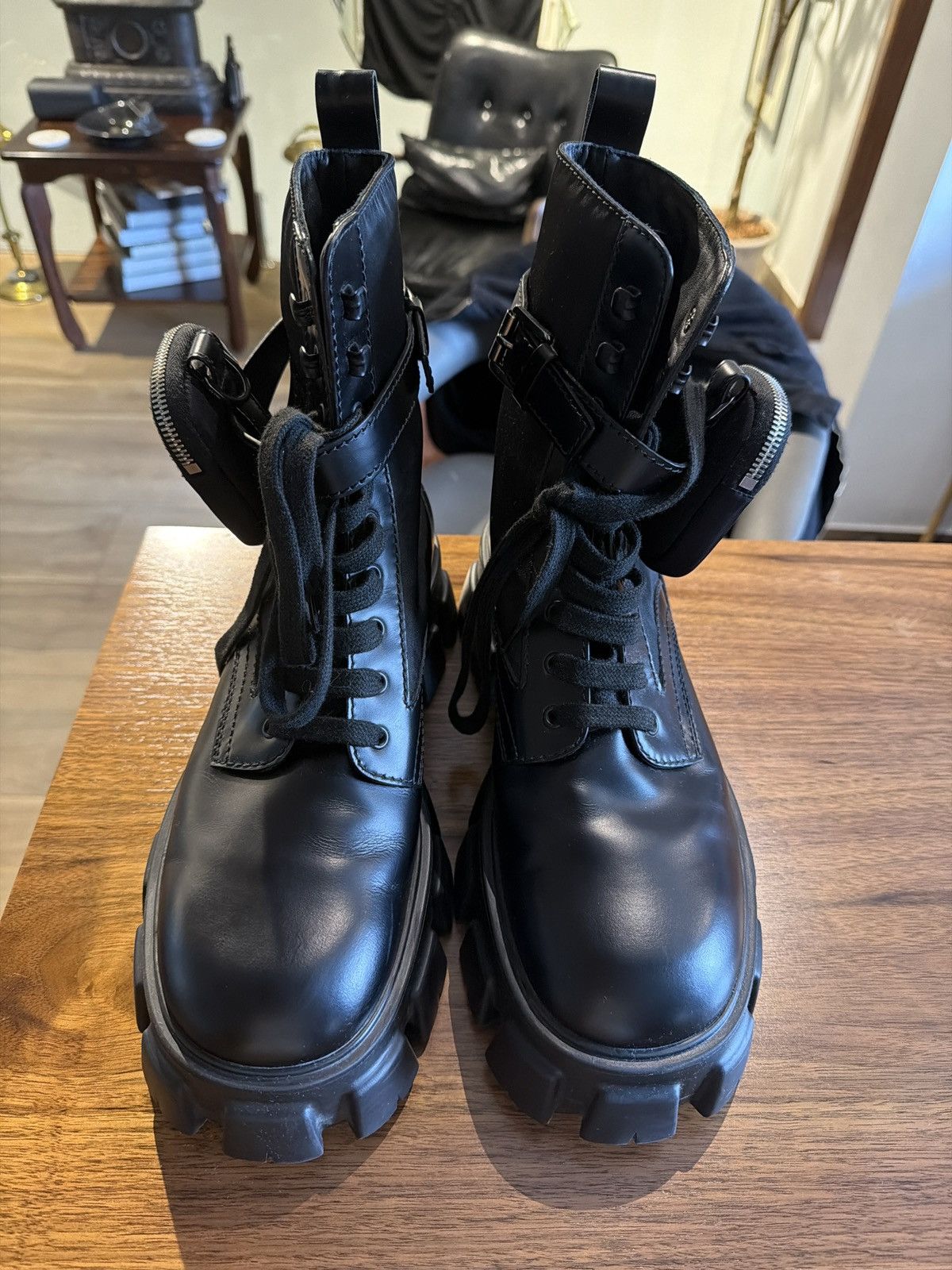 Prada Prada Monolith Boots Size US 12 / EU 45 - 3 Thumbnail