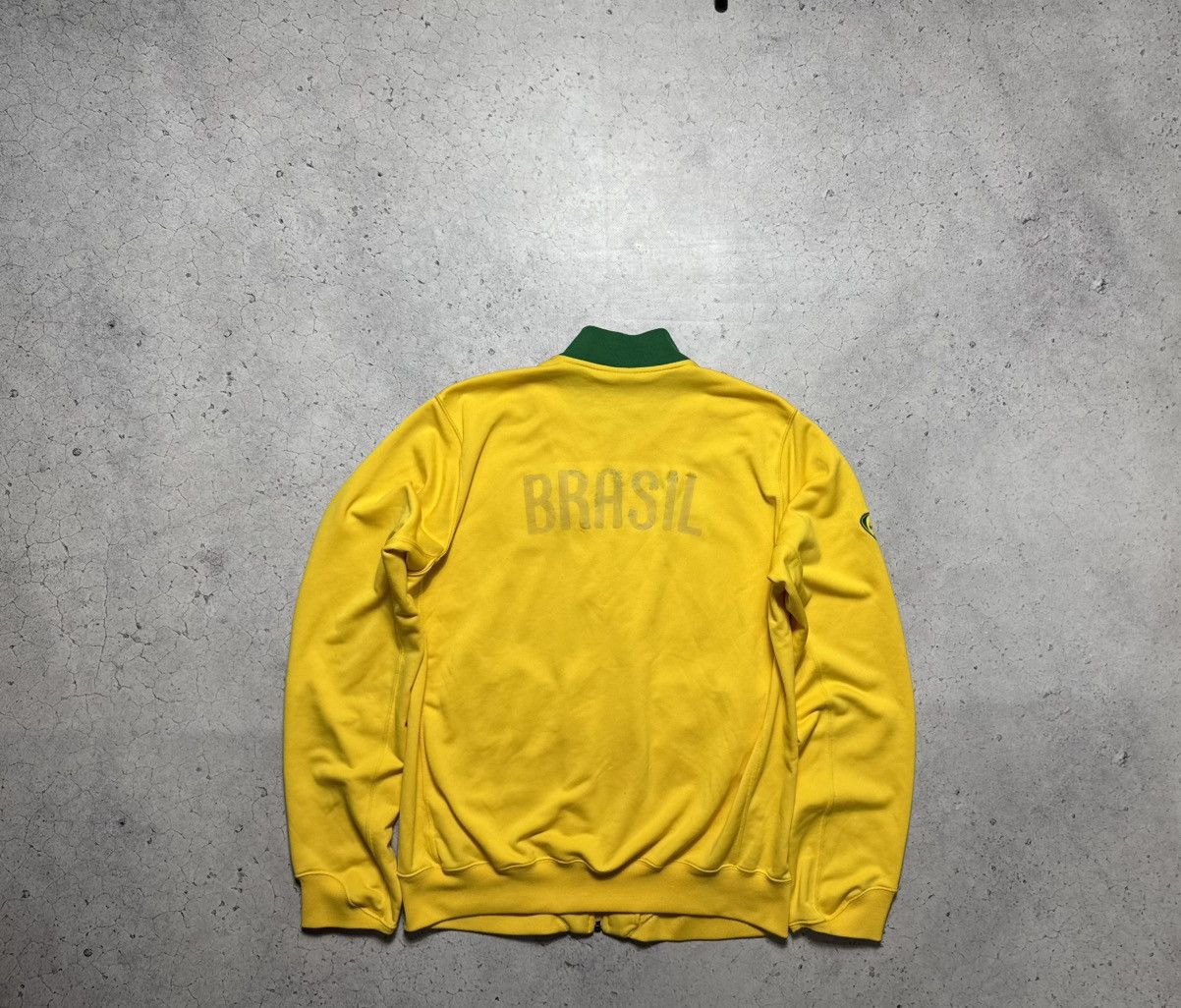 Nike Nike Brasil Vintage 90’s Football Track Jacket Soccer Size US L / EU 52-54 / 3 - 10 Thumbnail