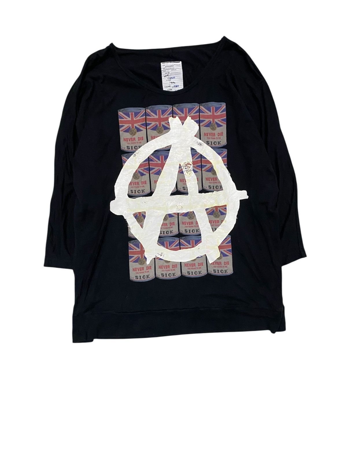SHAREEF 2000s Anarchy Never Die Oversize shirt Size US L / EU 52-54 / 3 - 1 Thumbnail