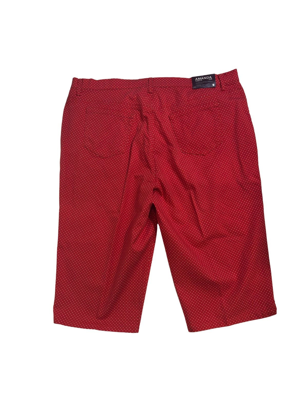 Gloria Vanderbilt Fruit punch polka dot Capri Pants.wp5656 Size 42" / US 20 - 2 Thumbnail