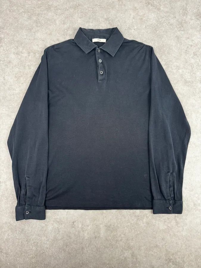 Prada 2000s Prada Navy Classic Longsleeve Polo Size US S / EU 44-46 / 1 - 1 Thumbnail