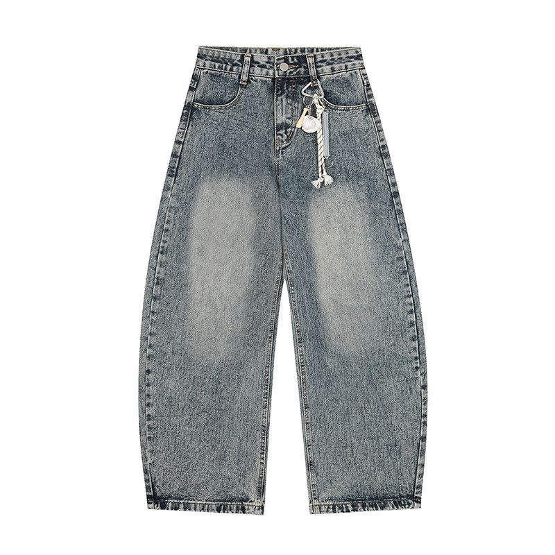 Vintage American retro multi-pocket distressed washed scimitar jeans Size US 32 / EU 48 - 2 Thumbnail
