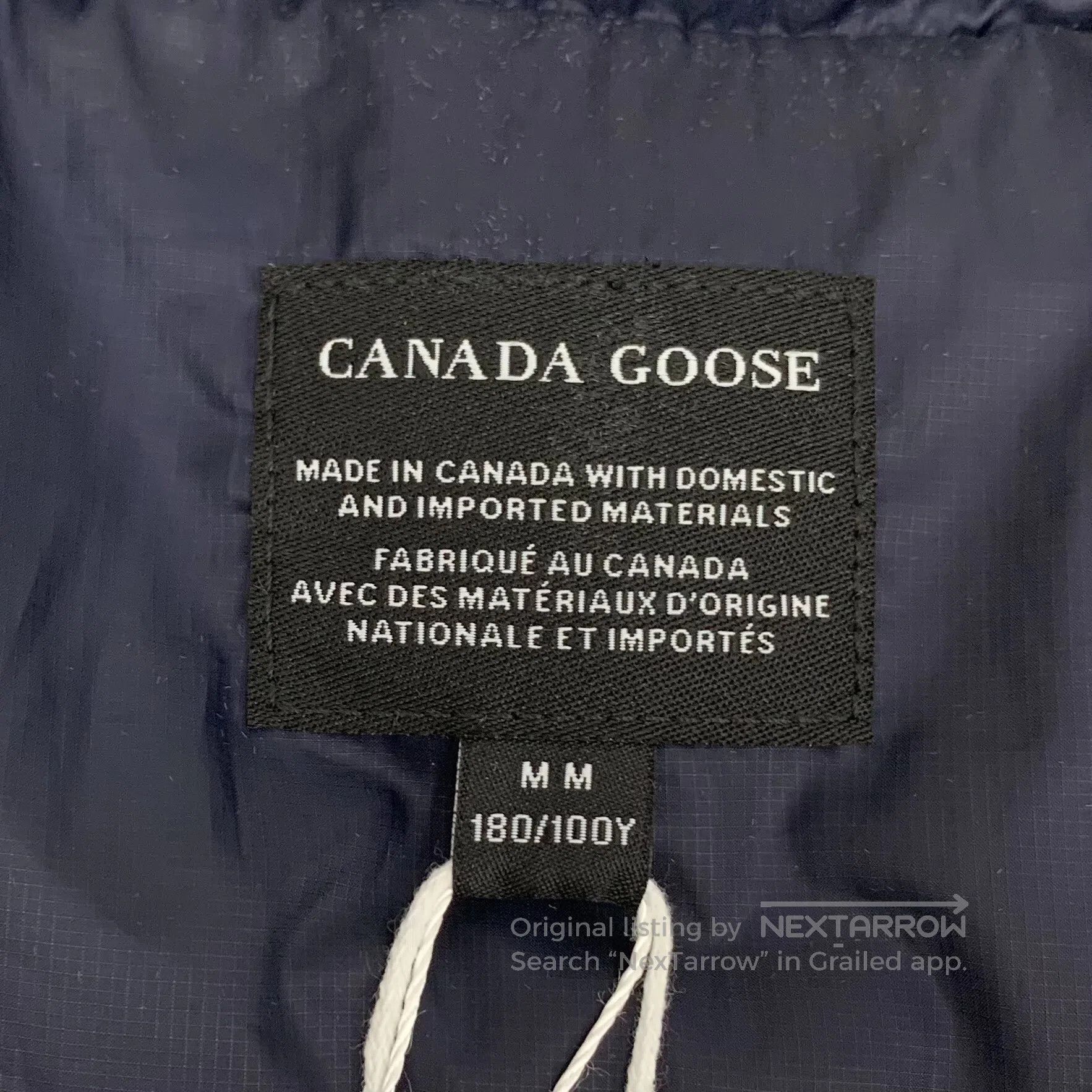 Canada Goose Canada Goose Midnight blue logo-trimmed stand-up collar zi Size US M / EU 48-50 / 2 - 6 Thumbnail
