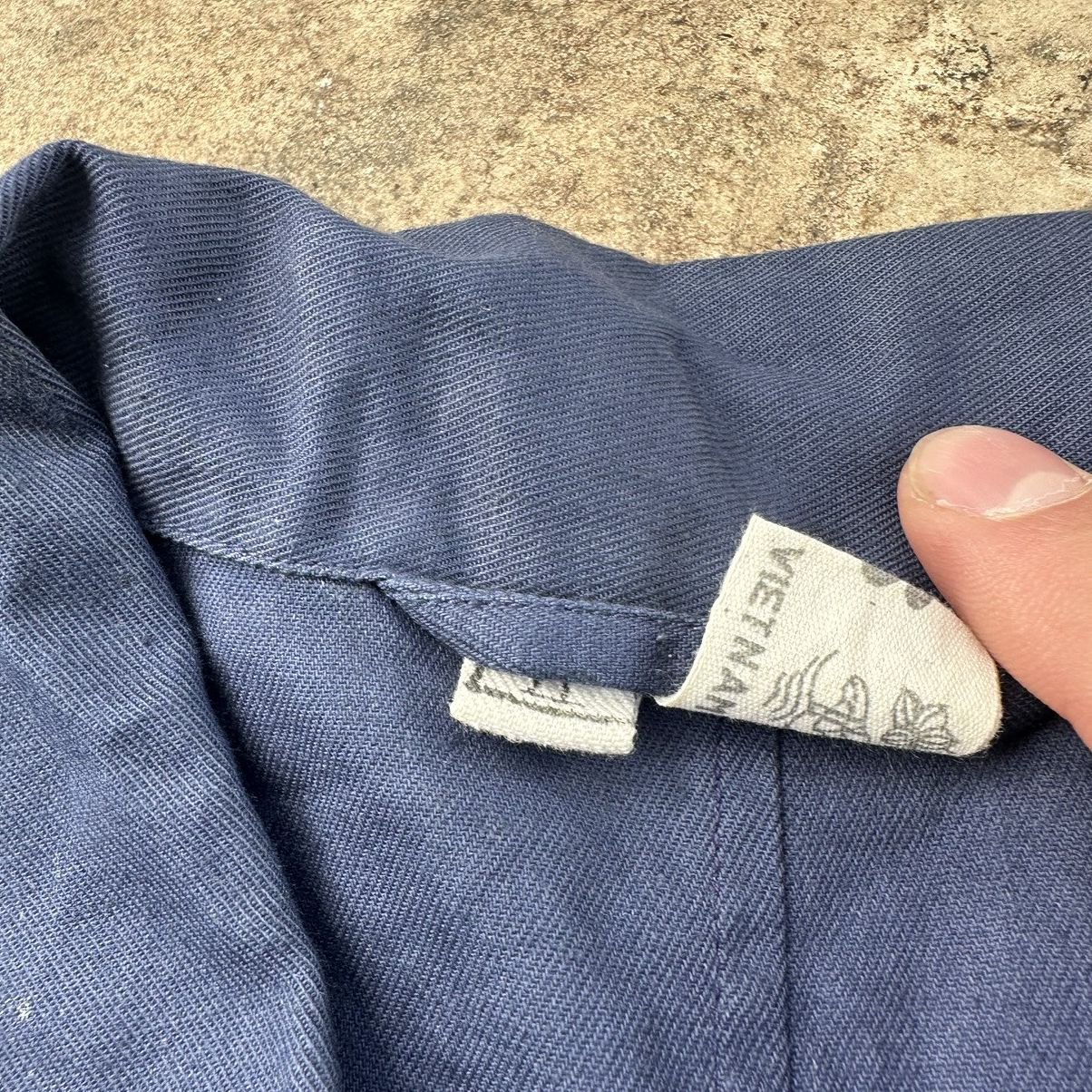 Le Laboureur Vintage lotus 80s French Workwear Sanfor Chore Jacket Size US M / EU 48-50 / 2 - 6 Thumbnail