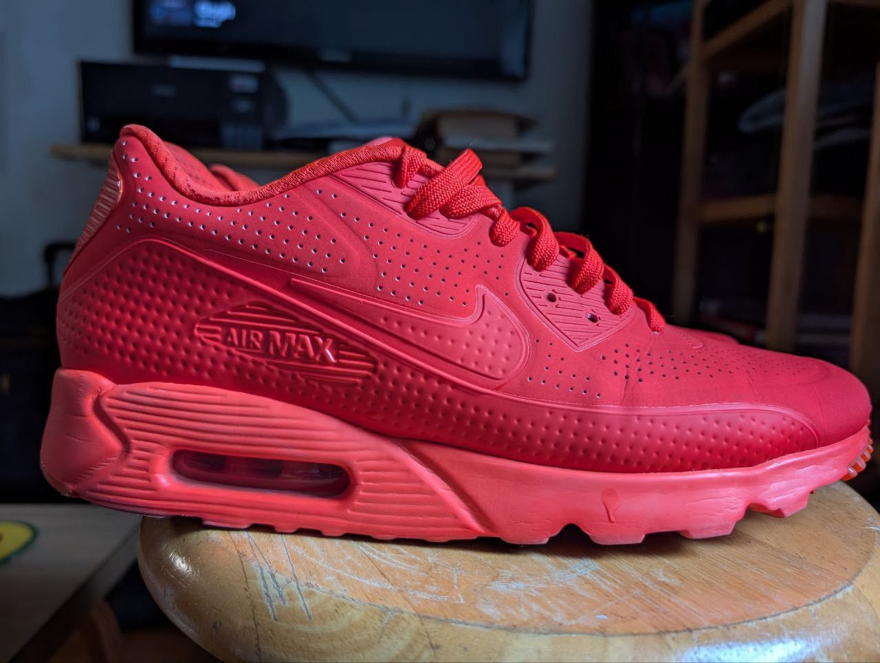 Nike Airmax 90 Ultra Moire Bright Crimson Size US 11 / EU 44 - 6 Thumbnail