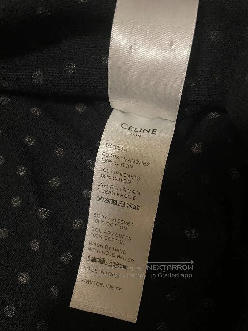 Celine Celine Polka Dot Short Sleeve Polo. Size US L / EU 52-54 / 3 - 7 Thumbnail