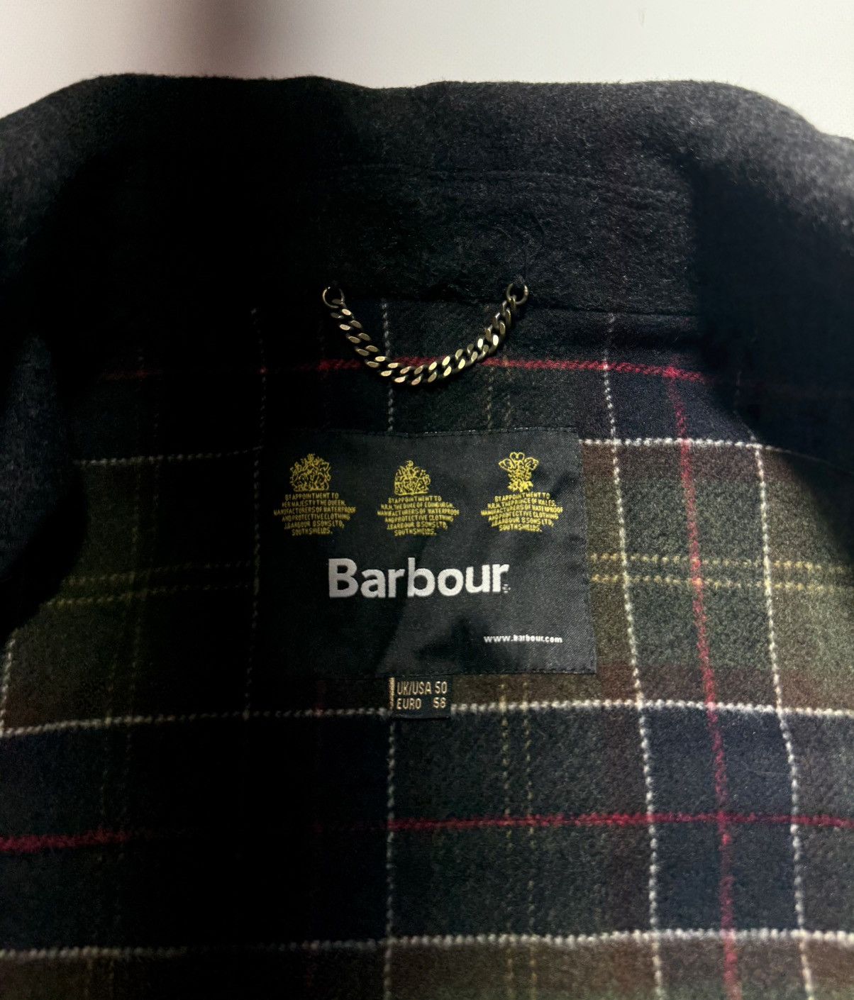 Barbour Vintage Barbour Duffle Wool Coat Size US XXL / EU 58 / 5 - 9 Thumbnail