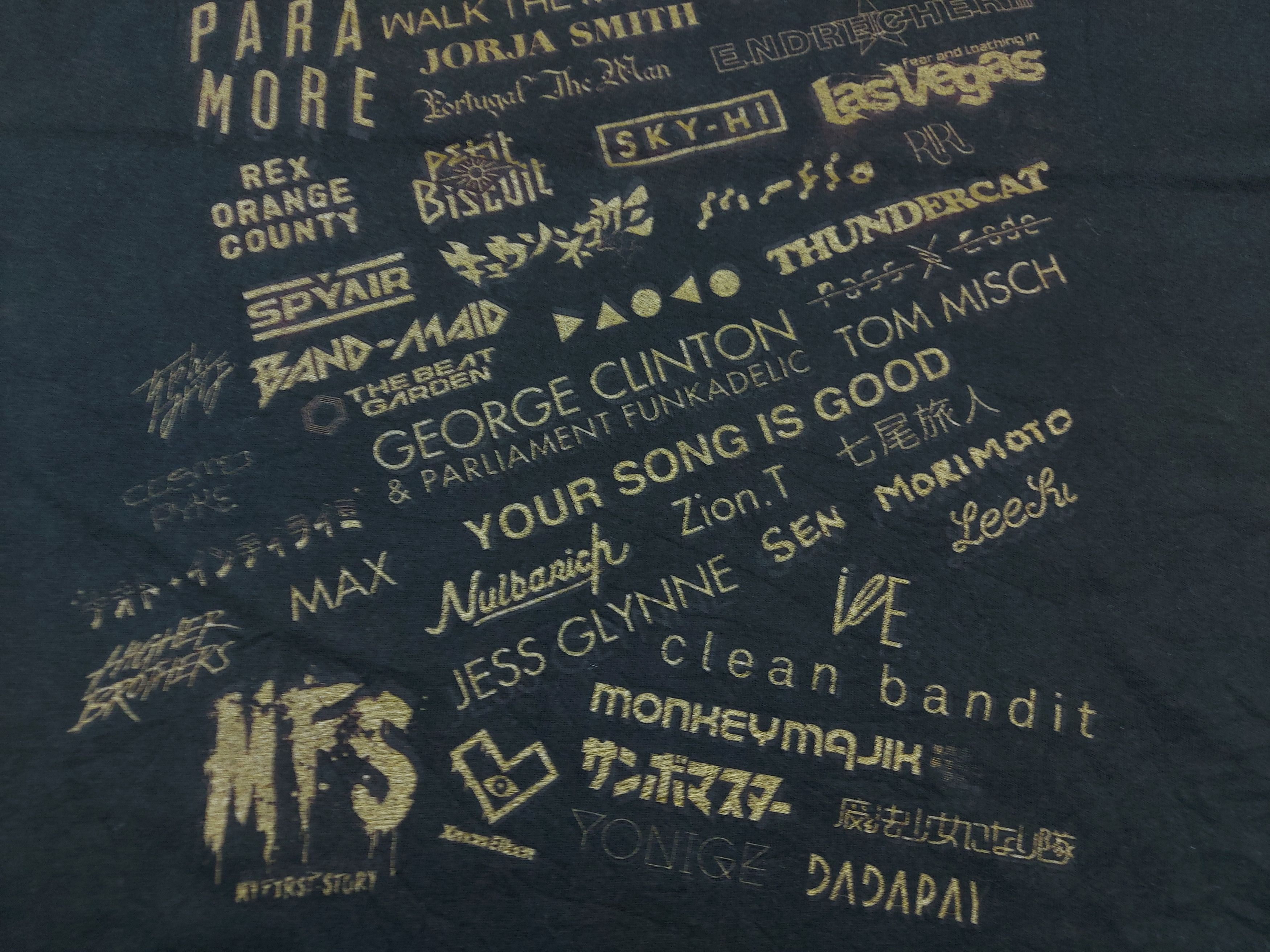 Band Tees × Japanese Brand Summer Sonic Music Festival 2018 Japan Double-Sided TEE Size US L / EU 52-54 / 3 - 13 Thumbnail
