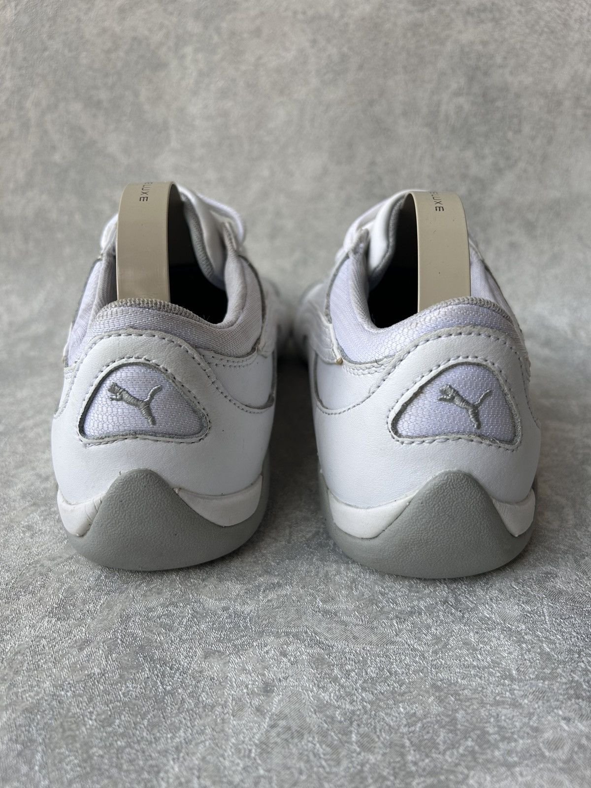 Puma Y2K Puma Speedcat White Leather Low Top Sneakers Size US 8.5 / IT 38.5 - 8 Thumbnail