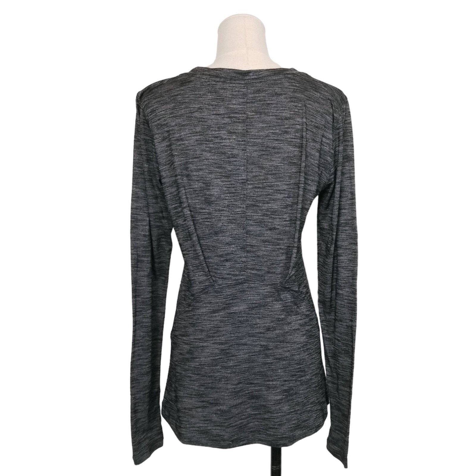 Lululemon Lululemon &go Everywhere Long Sleeve Heathered Black 8 Size M / US 6-8 / IT 42-44 - 4 Thumbnail