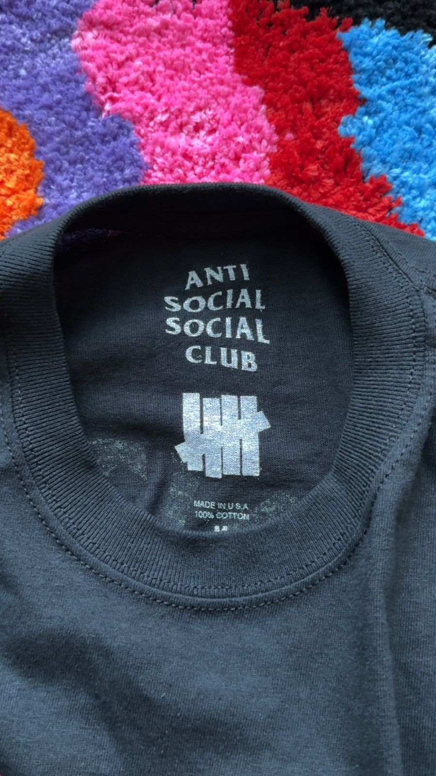 Anti Social Social Club × Undefeated ASSC x Undefeated Paranoid Tee Size US M / EU 48-50 / 2 - 3 Thumbnail