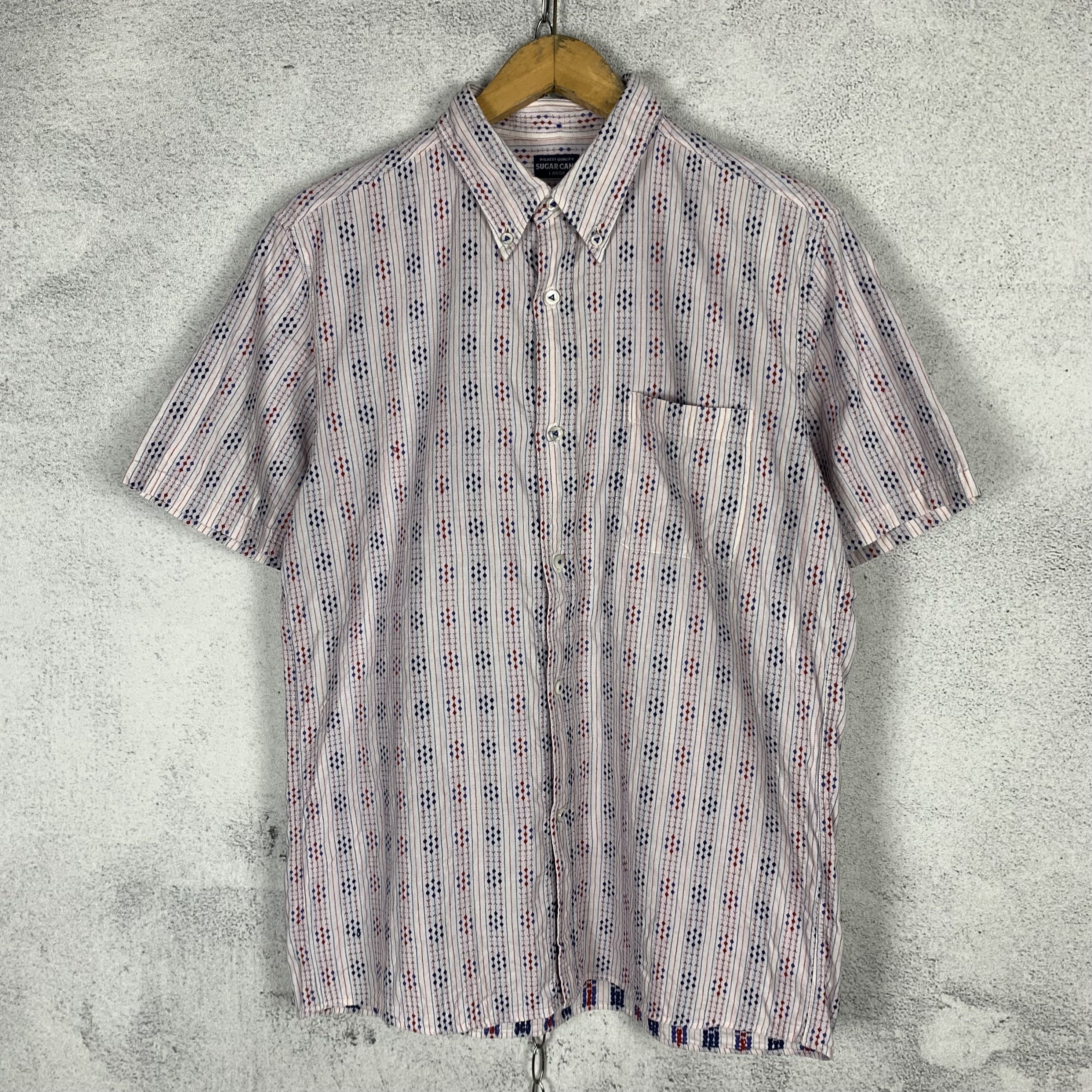Sugar Cane Sugar Cane Toyo Enterprises Diamond Pattern Shirt Size US L / EU 52-54 / 3 - 1 Thumbnail